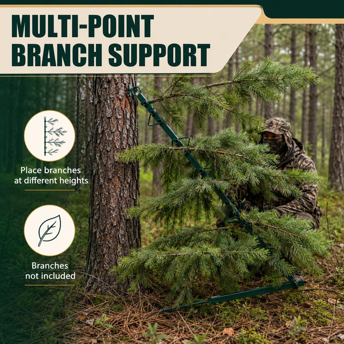 2 Pcs Hunting Concealment Branch Camouflage Hunting - Nopesvt Official Imagery - 4