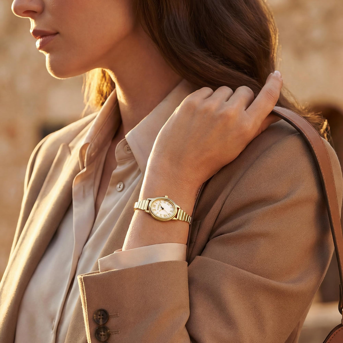 Small Gold Watches for Women Easy to Read Dial Ladies Analog - TKIIOER Official Imagery - 8