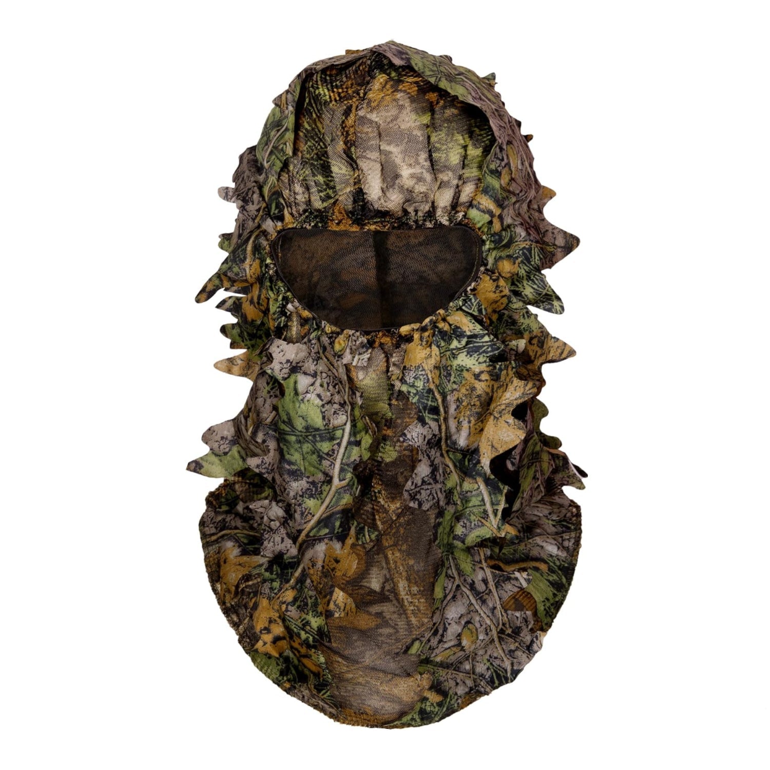Ginsco Ghillie suit with full face mask and gloves, 3D leafy camouflage for men, XX-large size, outdoor hunting or tactical gear
