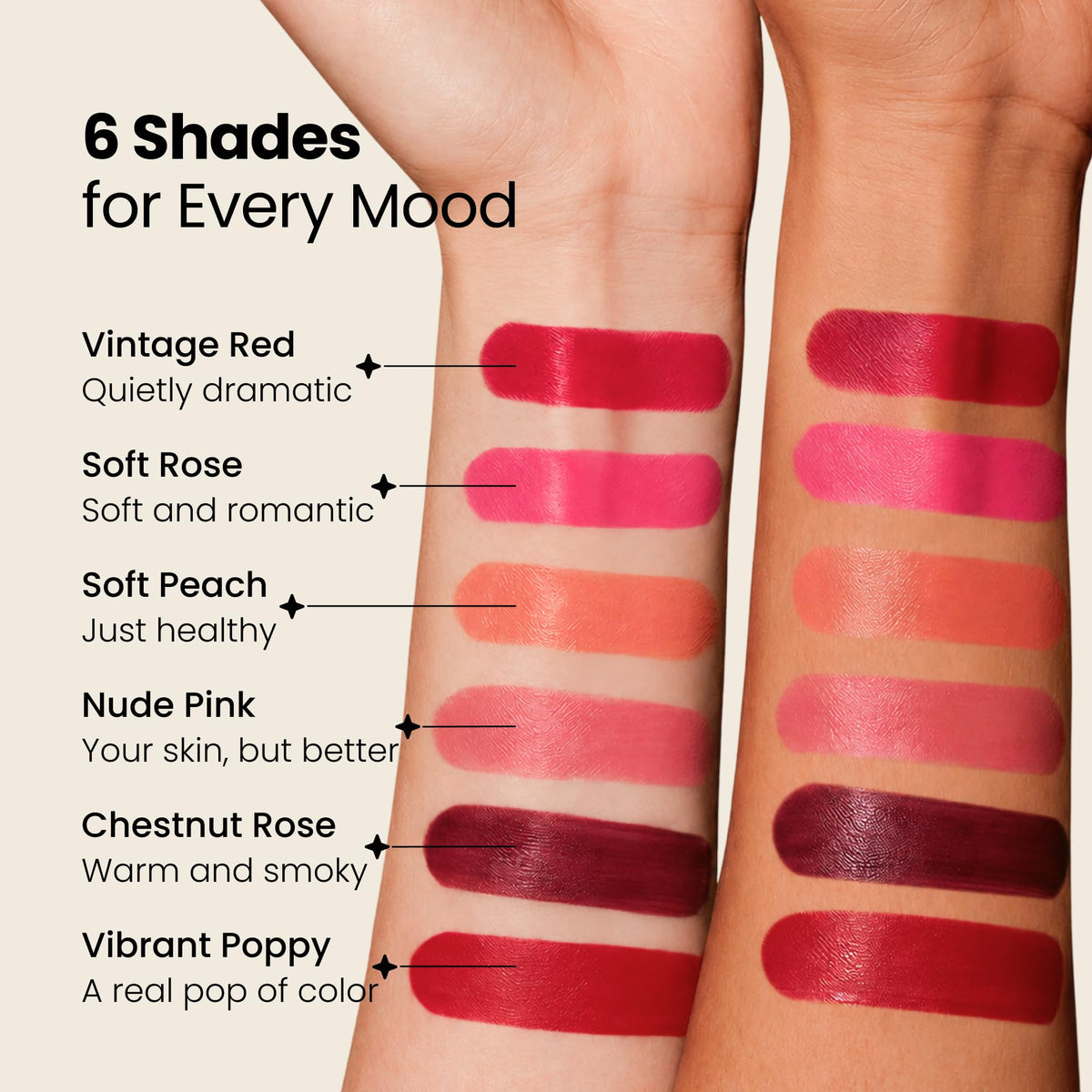 HushGlow Cream Blush Buildable Blush Stick Soft Rose - Hush Glow Official Imagery - 3