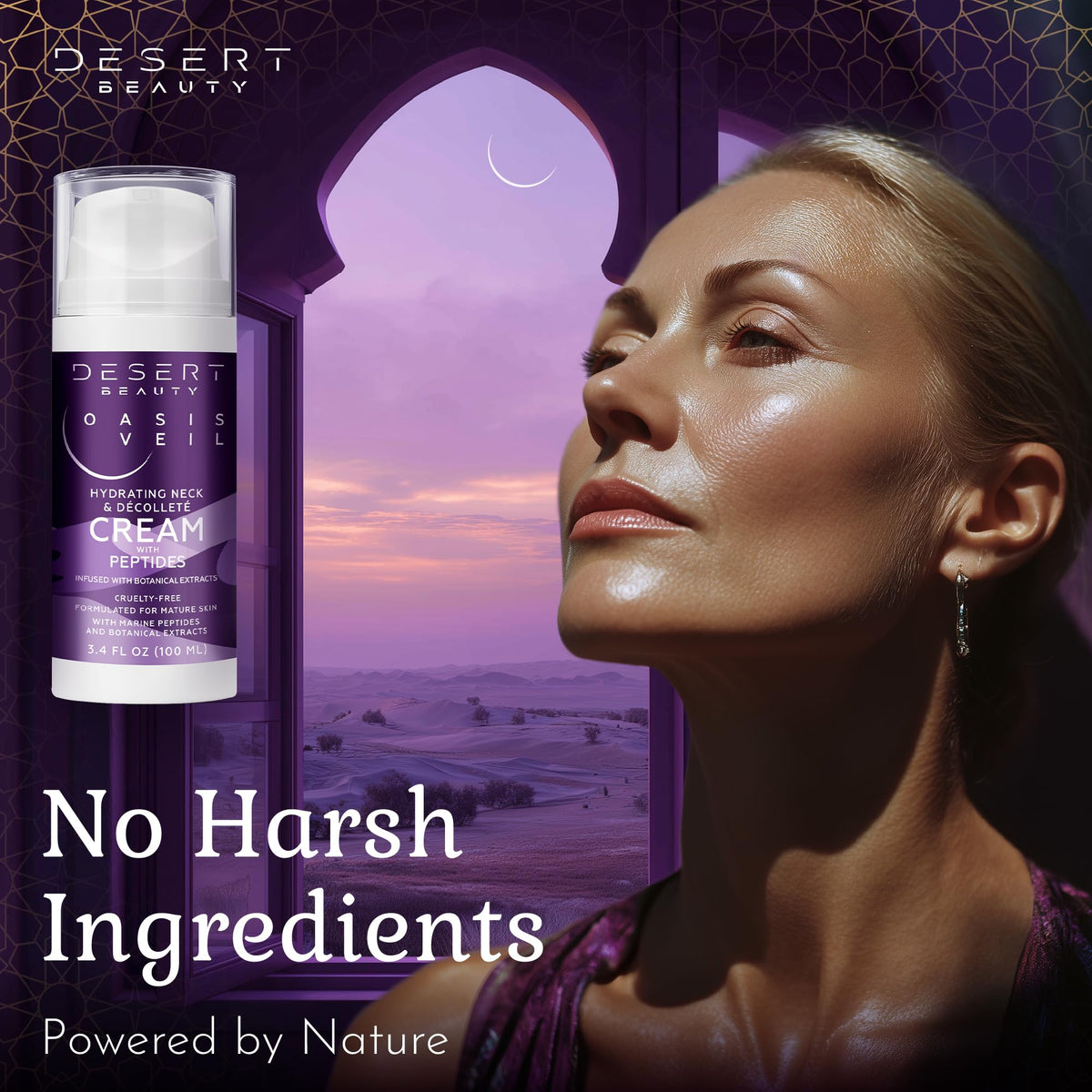 Neck Firming Cream 3 38 oz 3 Month Supply Tightening Lifting - Desert Beauty Official Imagery - 7