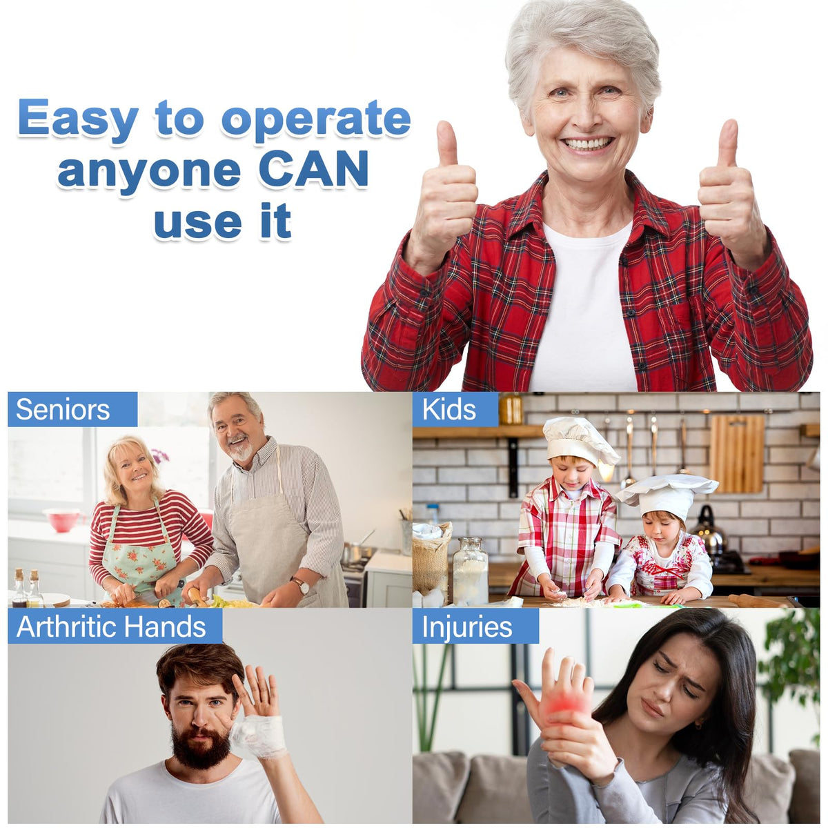 Automatic Electric Can Opener for Seniors Arthritis One - LetGoShop Official Imagery - 7