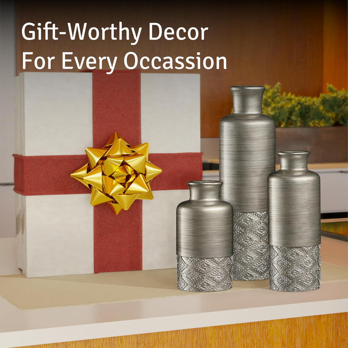 Creative Scents Dublin Silver Vases - Creative Scents Official Imagery - 6