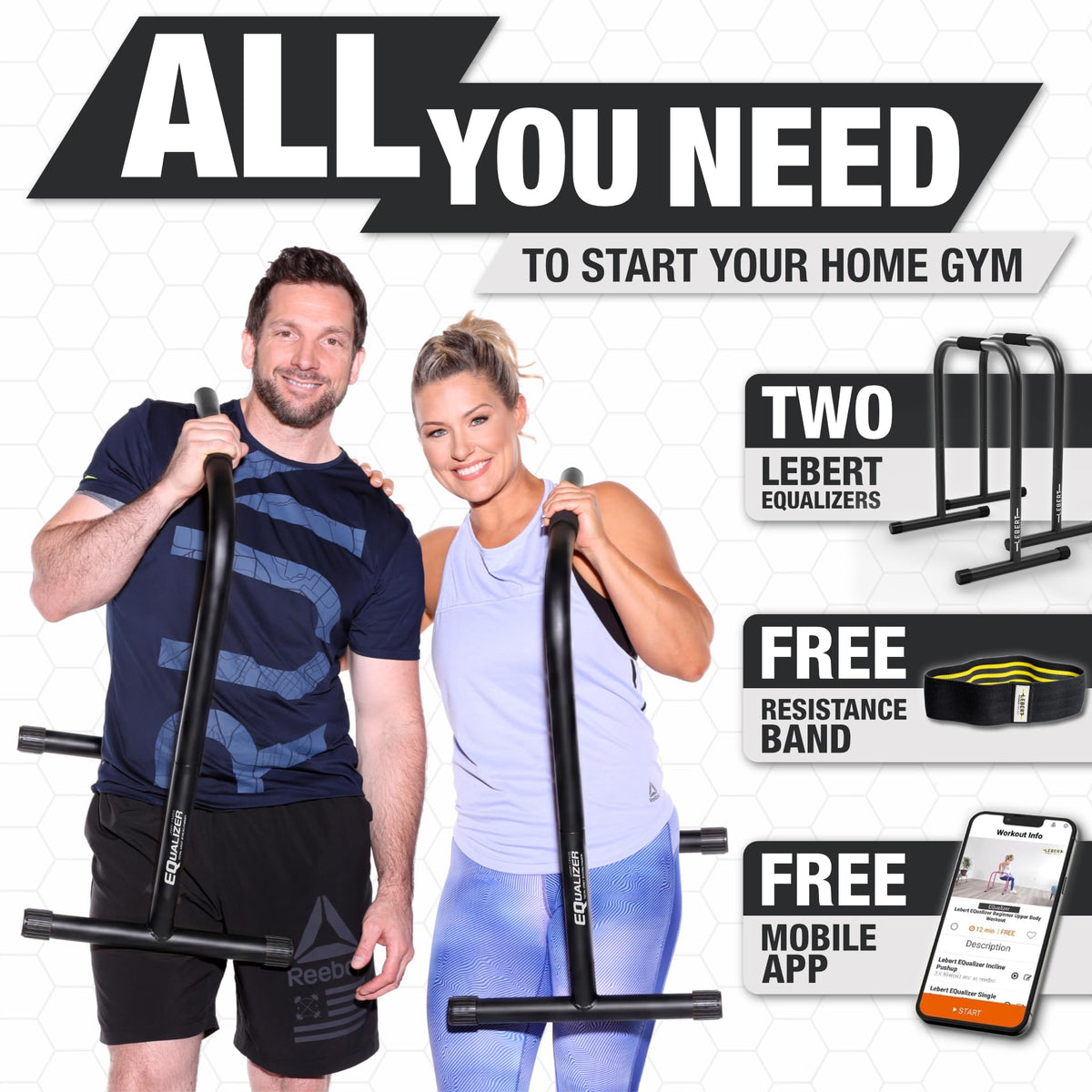 Lebert EQualizer Total Body Strengthener Dip Station - Lebert Fitness Official Imagery - 8