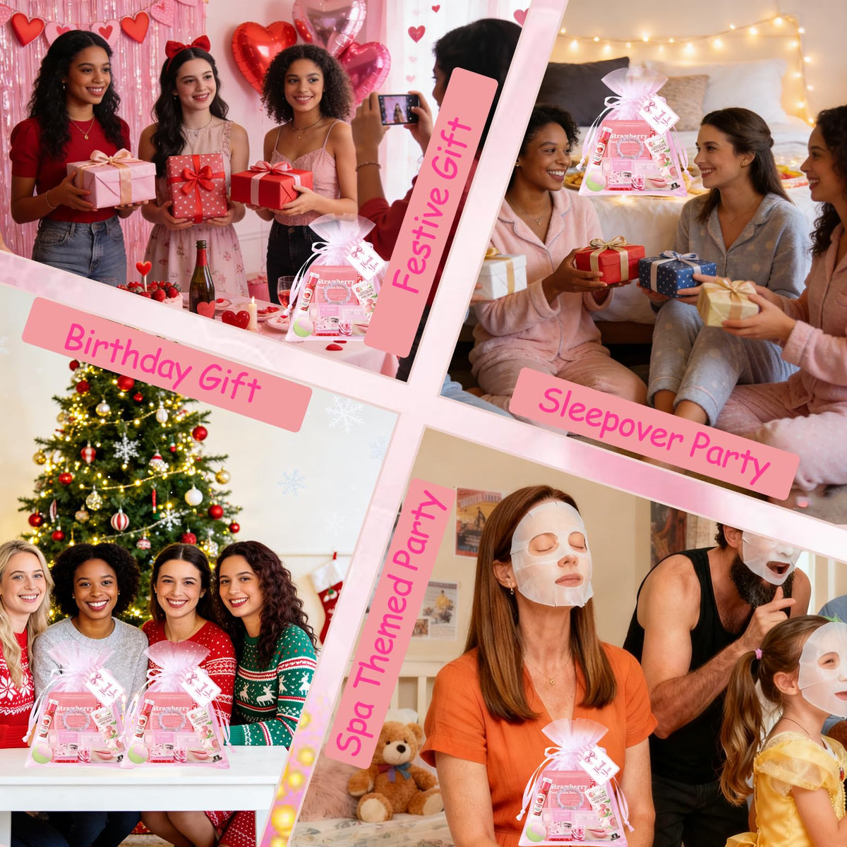 132 PCS Spa Party Supplies for Girls Spa Party Favors - SSGP Official Imagery - 8