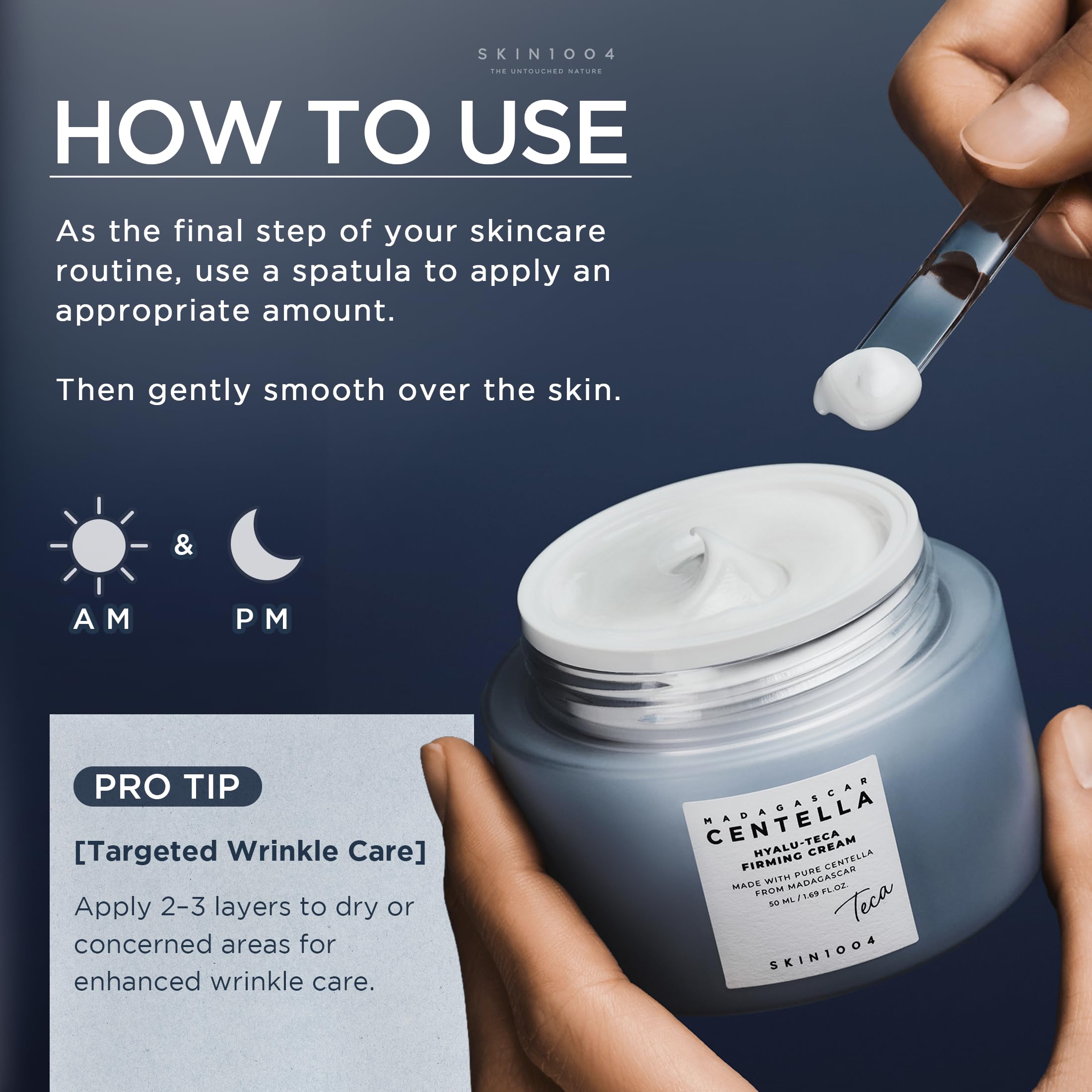 SKIN1004 Hyalu TECA Firming Cream, Face Moisturizer for Dewy, Plump Skin, Night - SKIN1004 Official Product View 9
