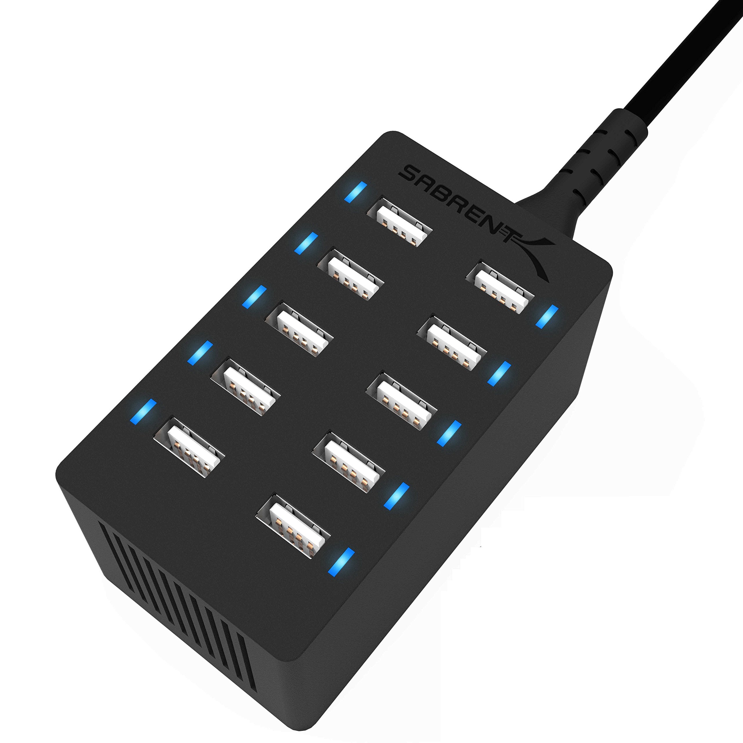 SABRENT VOLTIK Charging Station, 252W 8-Port USB C and USB A, LCD - SABRENT Official Product View 10