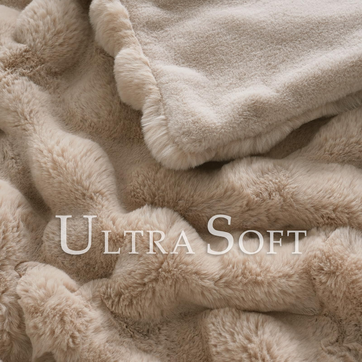 Faux Fur Throw Blanket for Couch - BENVWE Official Imagery - 5