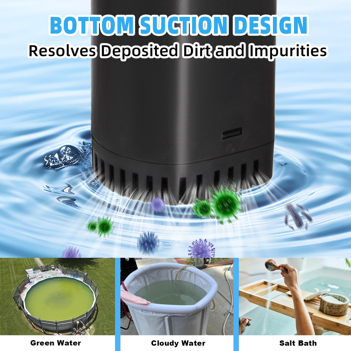 400GPH UV Aquarium Filter for 55 150 Gallon Fish Tank Algae - coospider-repta Official Imagery - 6