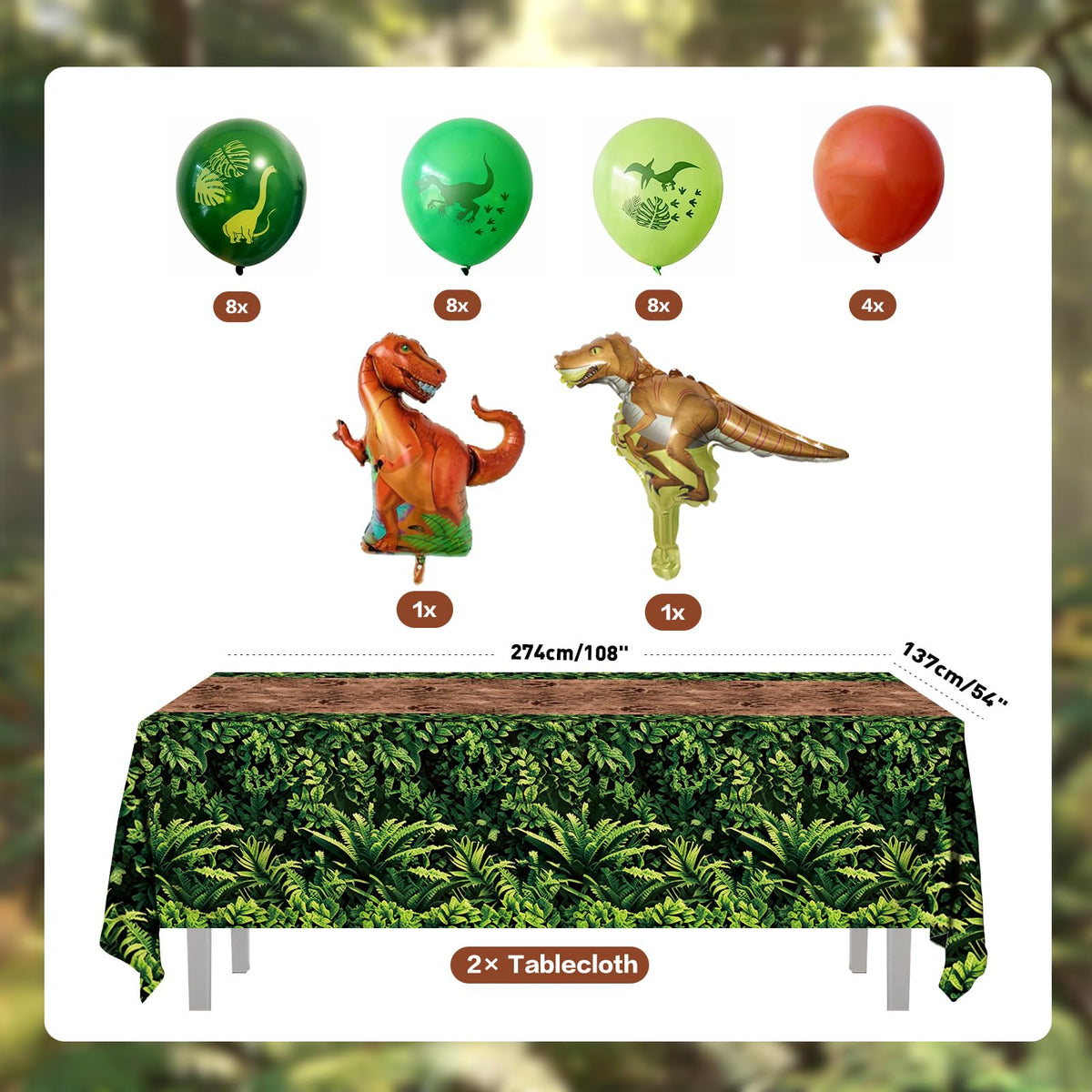 208pcs Dinosaur Birthday Decorations Plates Napkins Party - JVORFDG Official Imagery - 4