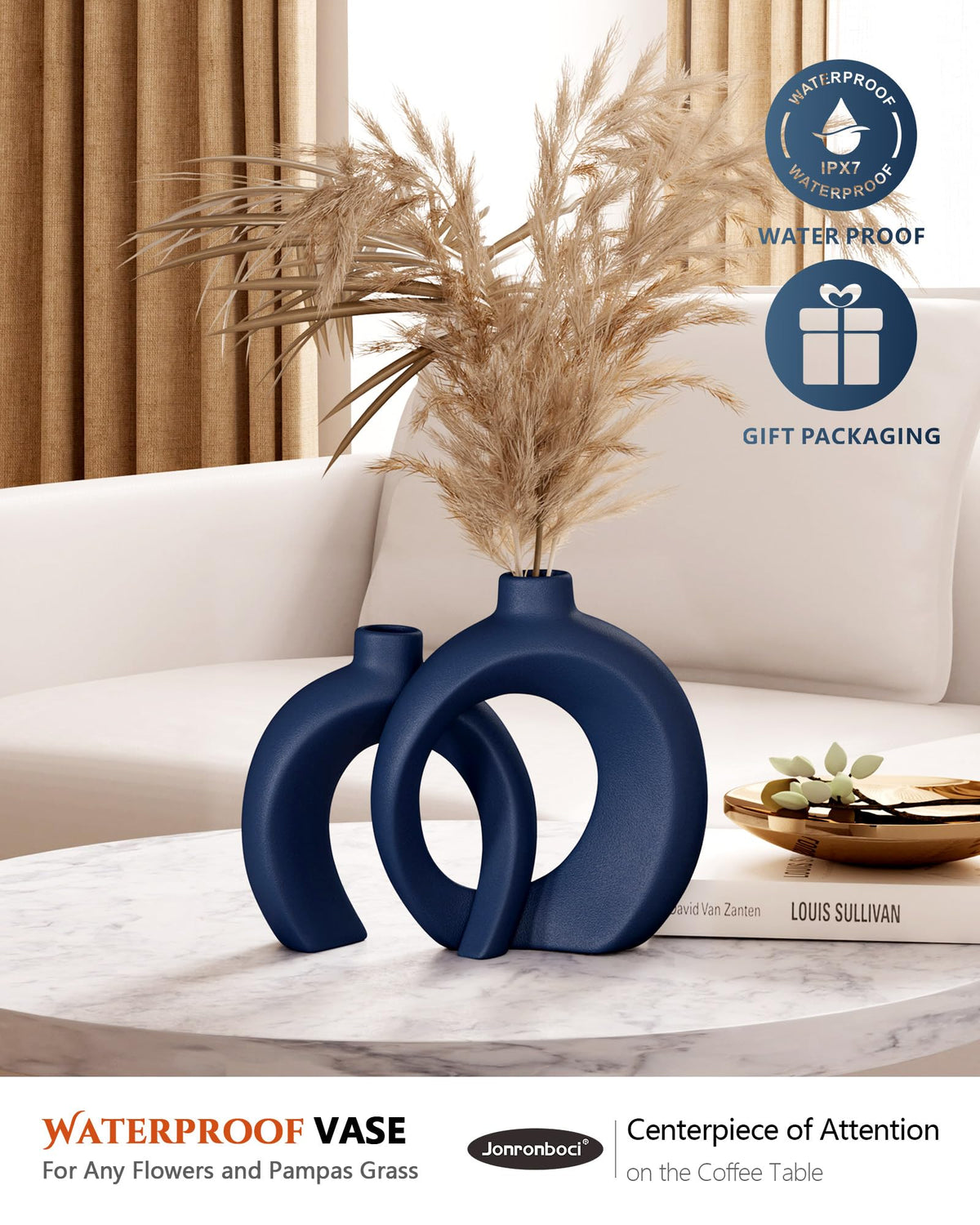 Blue Vase Set of 2 - Jonronboci Official Imagery - 4