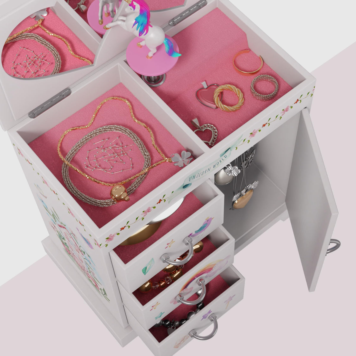 Pretty Me Unicorn Musical Jewelry Box for Kids - Pretty Me Official Imagery - 6