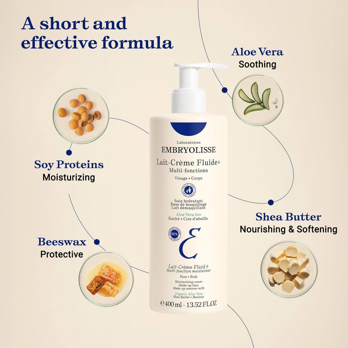 Embryolisse Lait Cr me Fluid Face Body Cream Multi Use - Premium Selection Official Imagery - 6