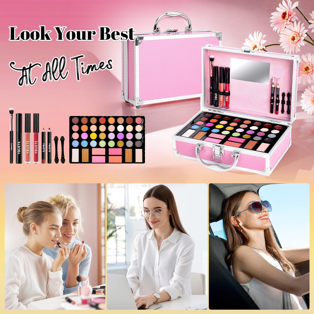 YBUETE Beginner Makeup Kit for Teen Makeup Set for Girl - YBUETE Official Imagery - 7