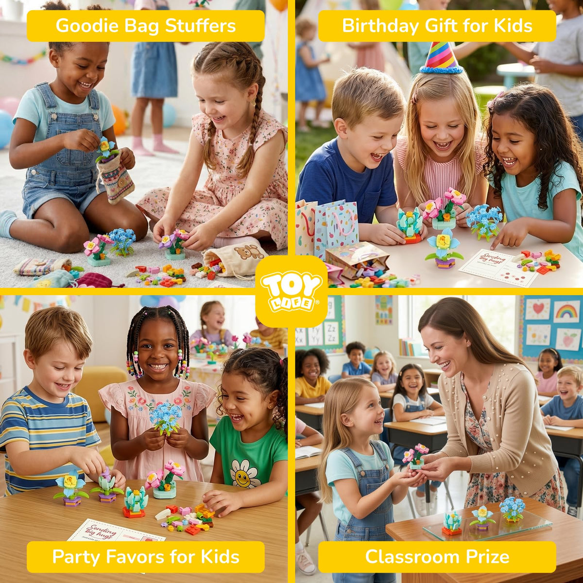 TOY Life 36 Pack Party Favors for Kids Tiny Plants Mini - TOY Life Official Imagery - 5