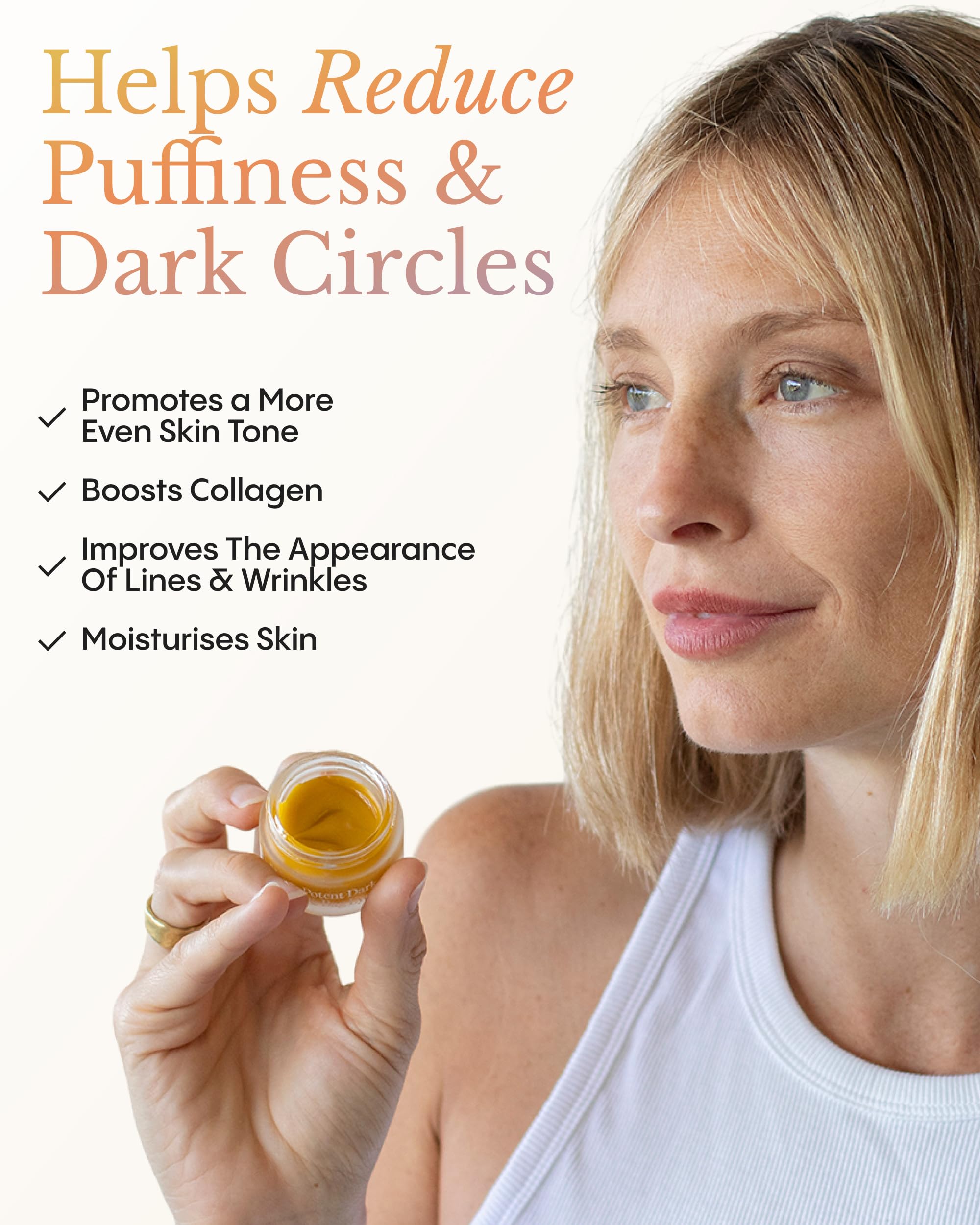 FRØYA Organics Hyper Potent Dark Circles & Bag Eye Balm (0.5 oz) - FRØYA Official Product View 3