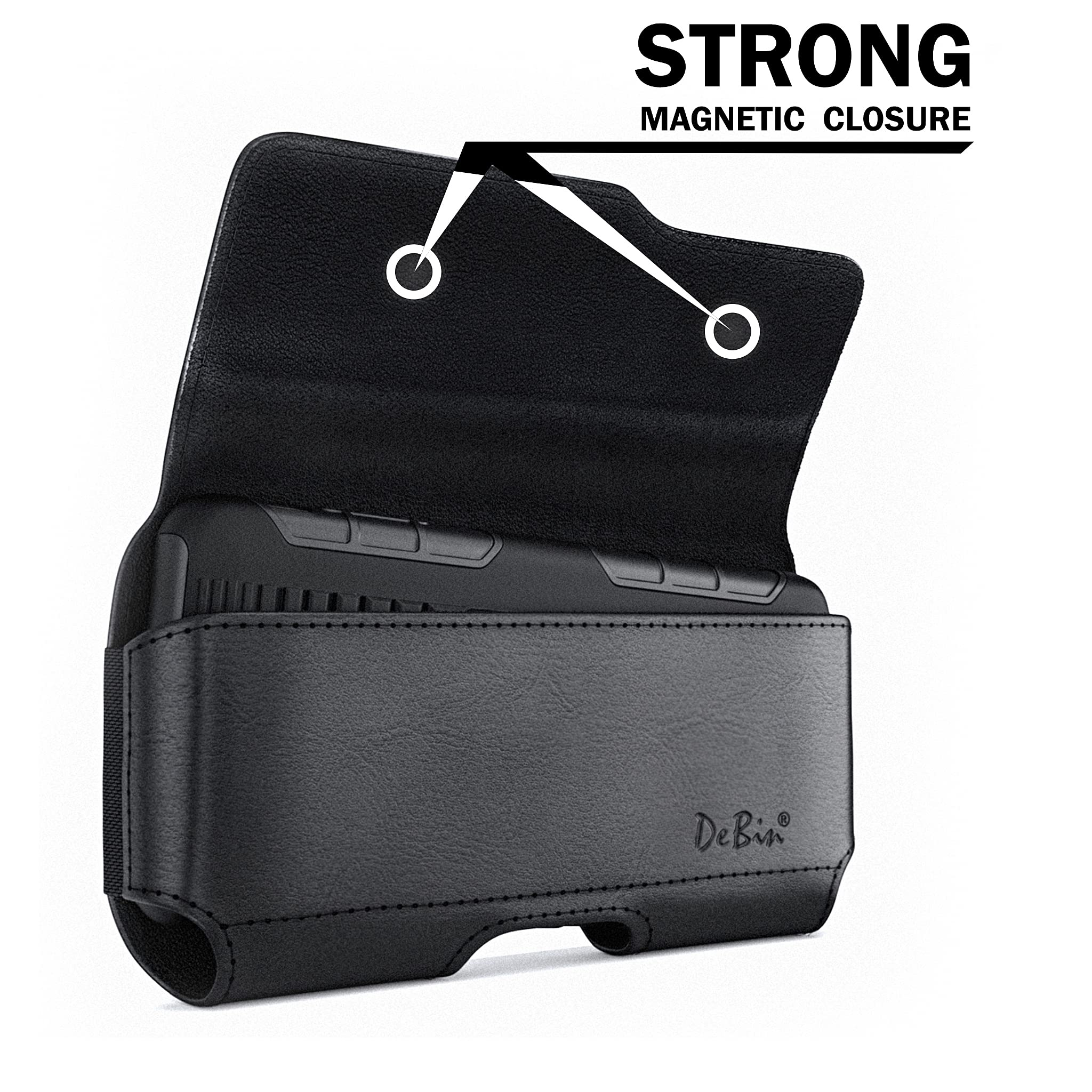 Holster for iPhone 17 17 Pro 16 Pro 16e 15 15Pro 14 13 12 11 X... - DeBin Official Product View 4