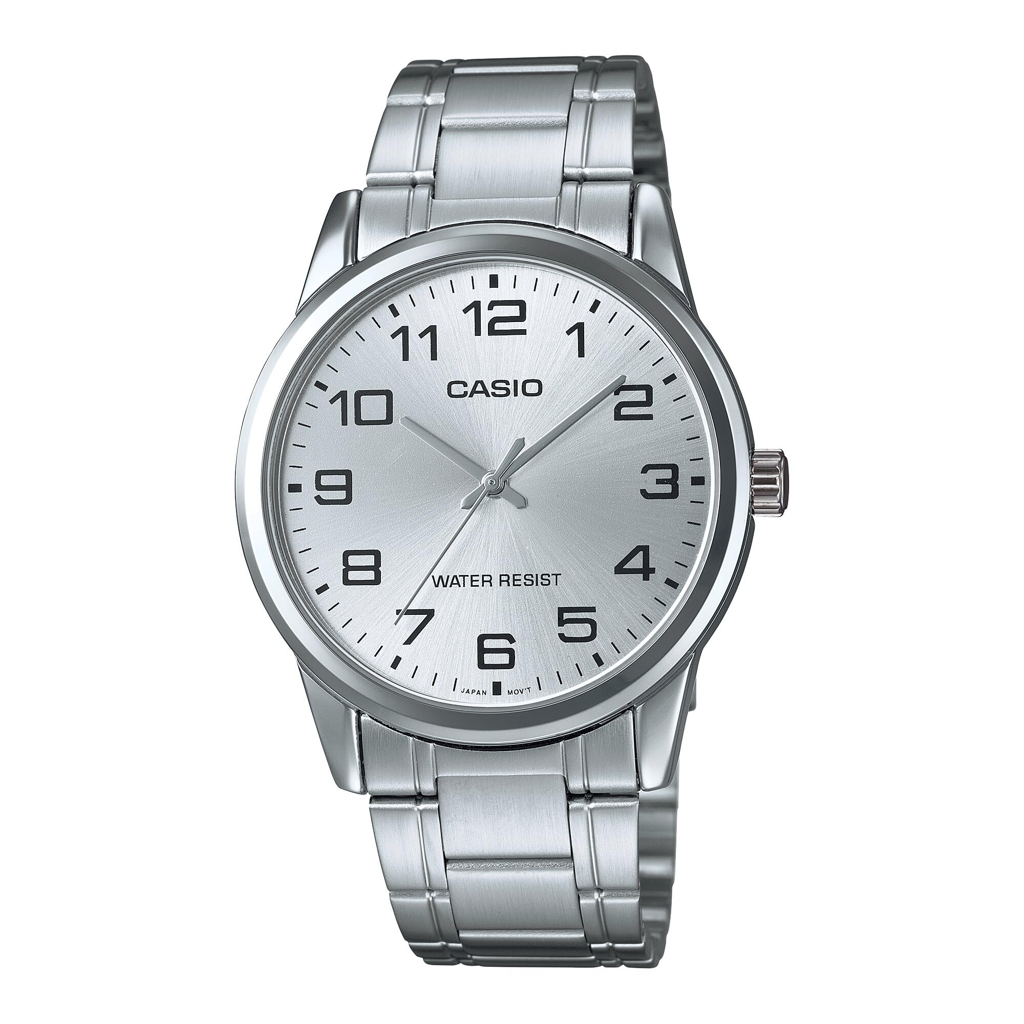 Casio #MTP-V001D-7B Men's Standard Stainless Steel Easy Reader Silver - View 1