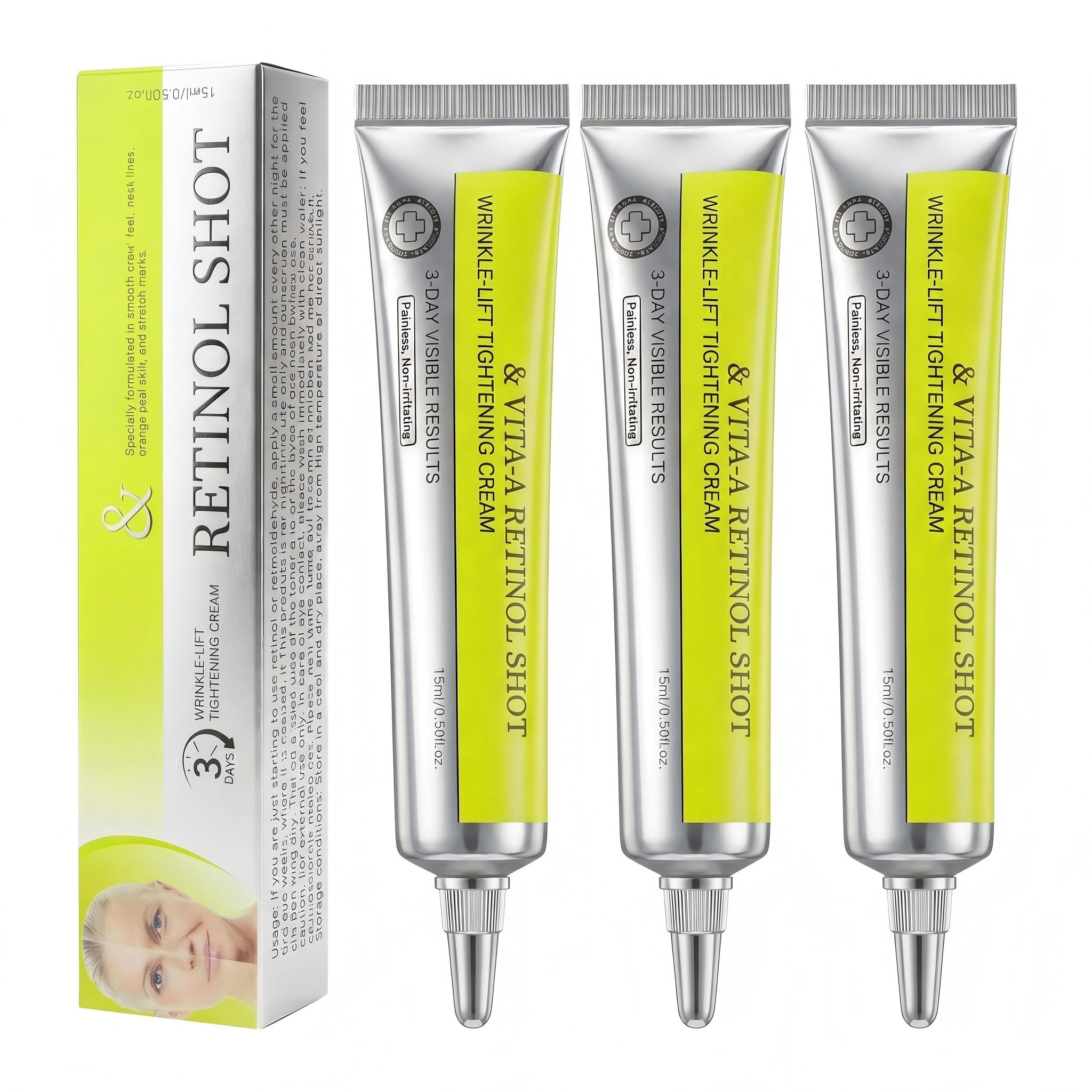 Vita A Retinol Anti Wrinkle Cream Tightening Pore Minimizer - Manoai Official Imagery - 2