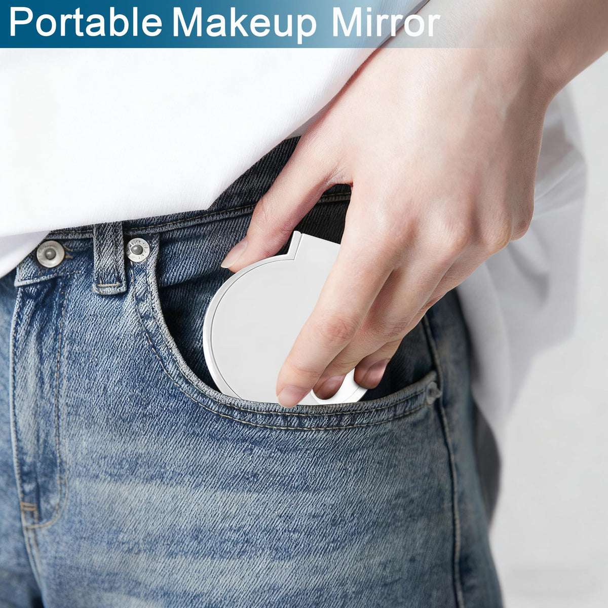 50 PCS Compact Mirror Bulk Mini Portable Folding Mirror - WYIPOLZI Official Imagery - 8