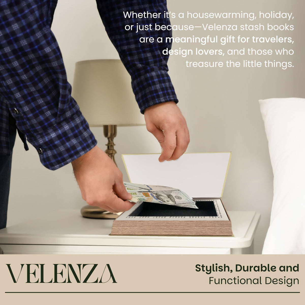 Cities Faux Book Storage Box - Velenza Official Imagery - 6