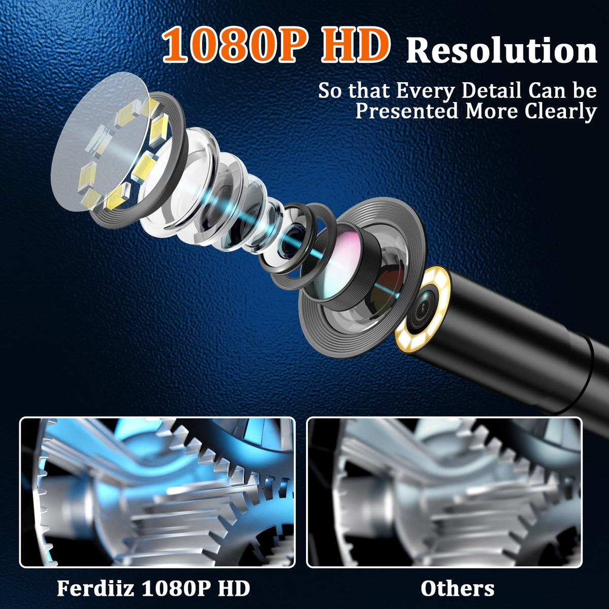 Dual Lens Endoscope with Light Endoscope Camera with Light - Ferdiiz Official Imagery - 4
