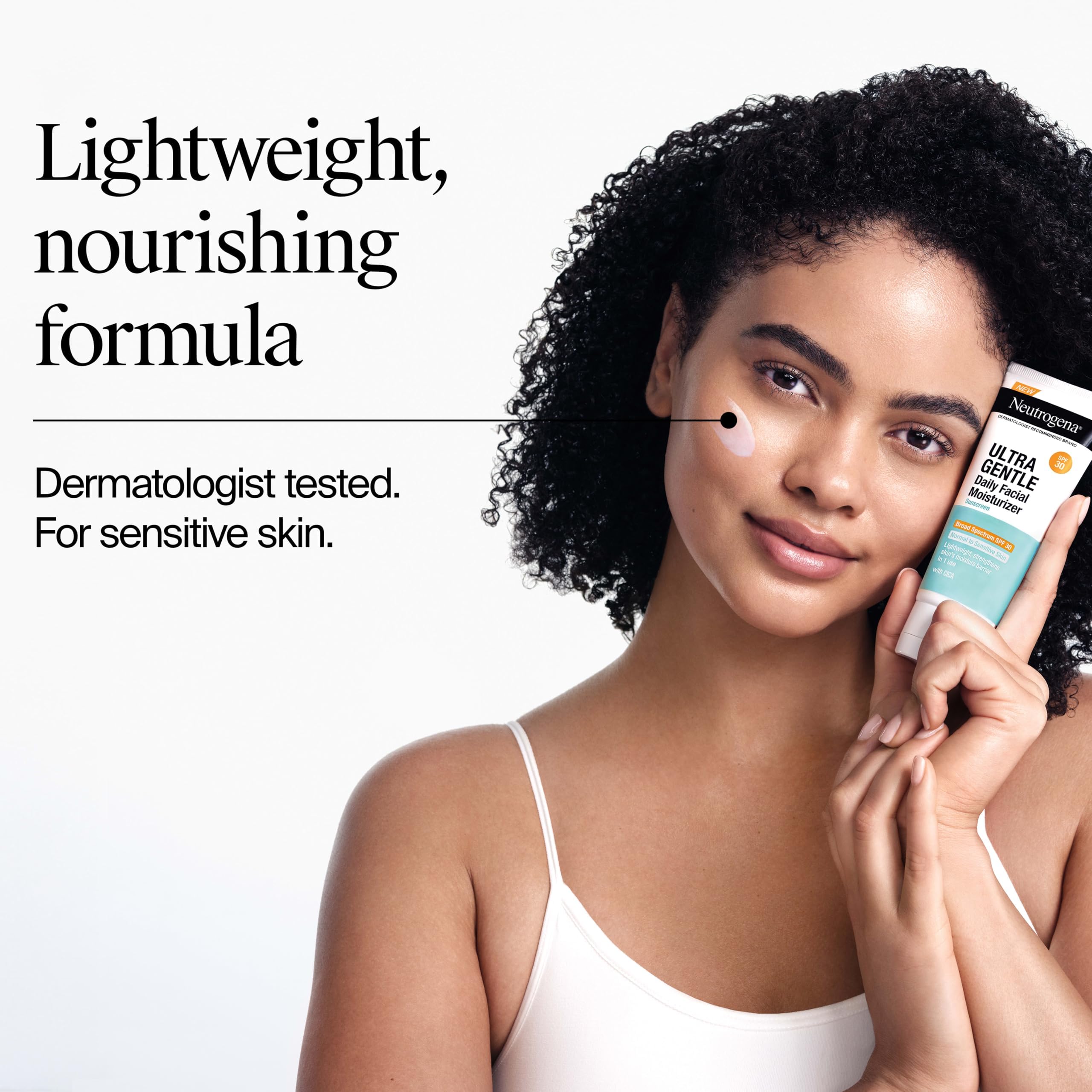 Neutrogena Ultra Gentle Daily Face Moisturizer, Fragrance-Free, - 4.6               4.6 out of 5 stars