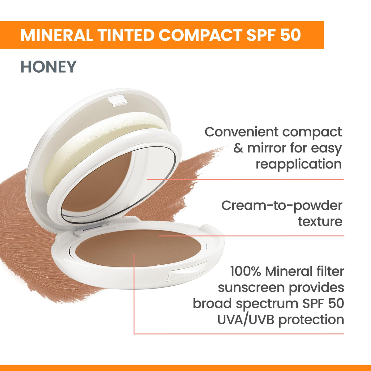 Av ne Beige Mineral Tinted Compact SPF 50 - Eau Thermale Avène Official Imagery - 3