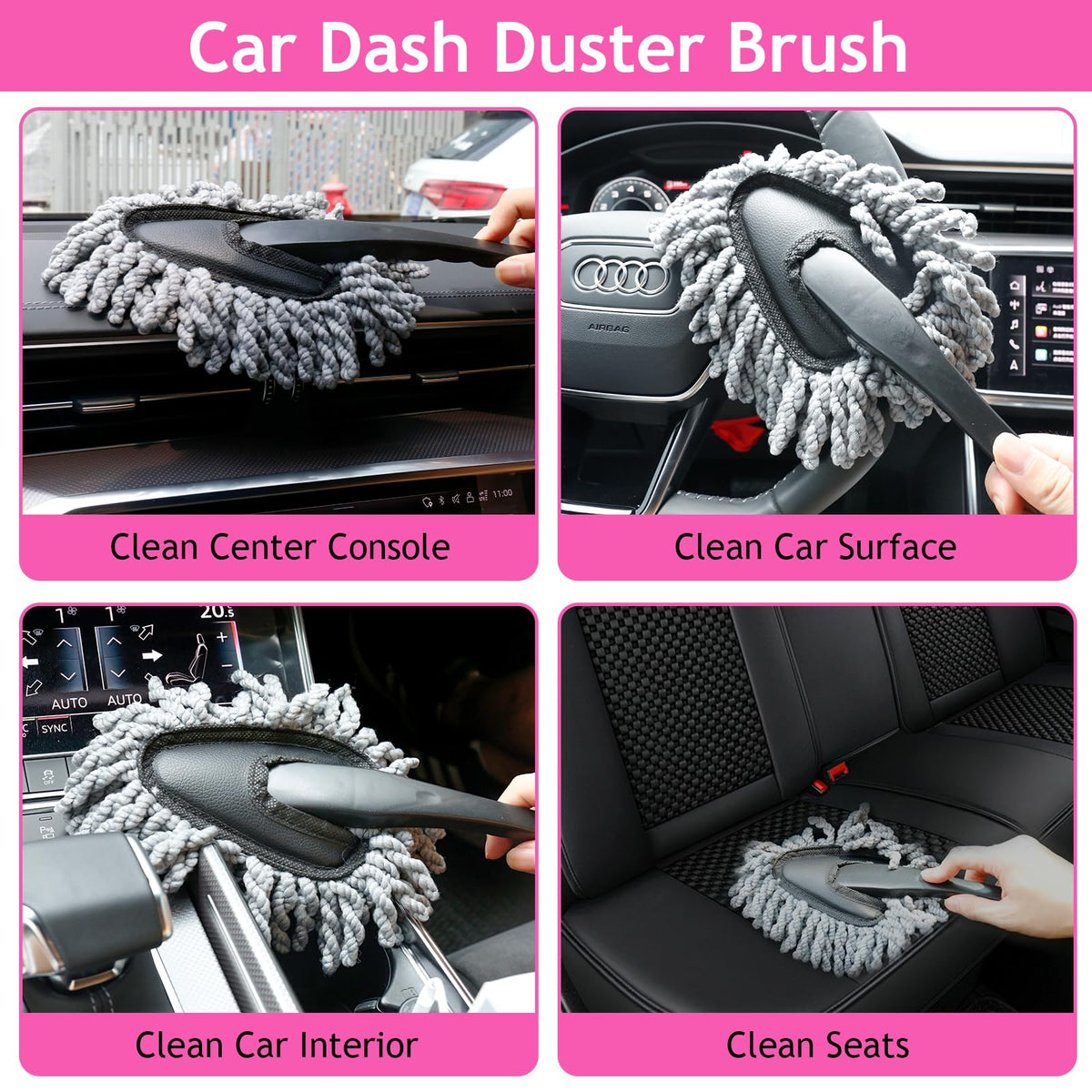 THINKWORK Car Detailing Kit Interior Windshield Cleaner Tool - THINKWORK Official Imagery - 6