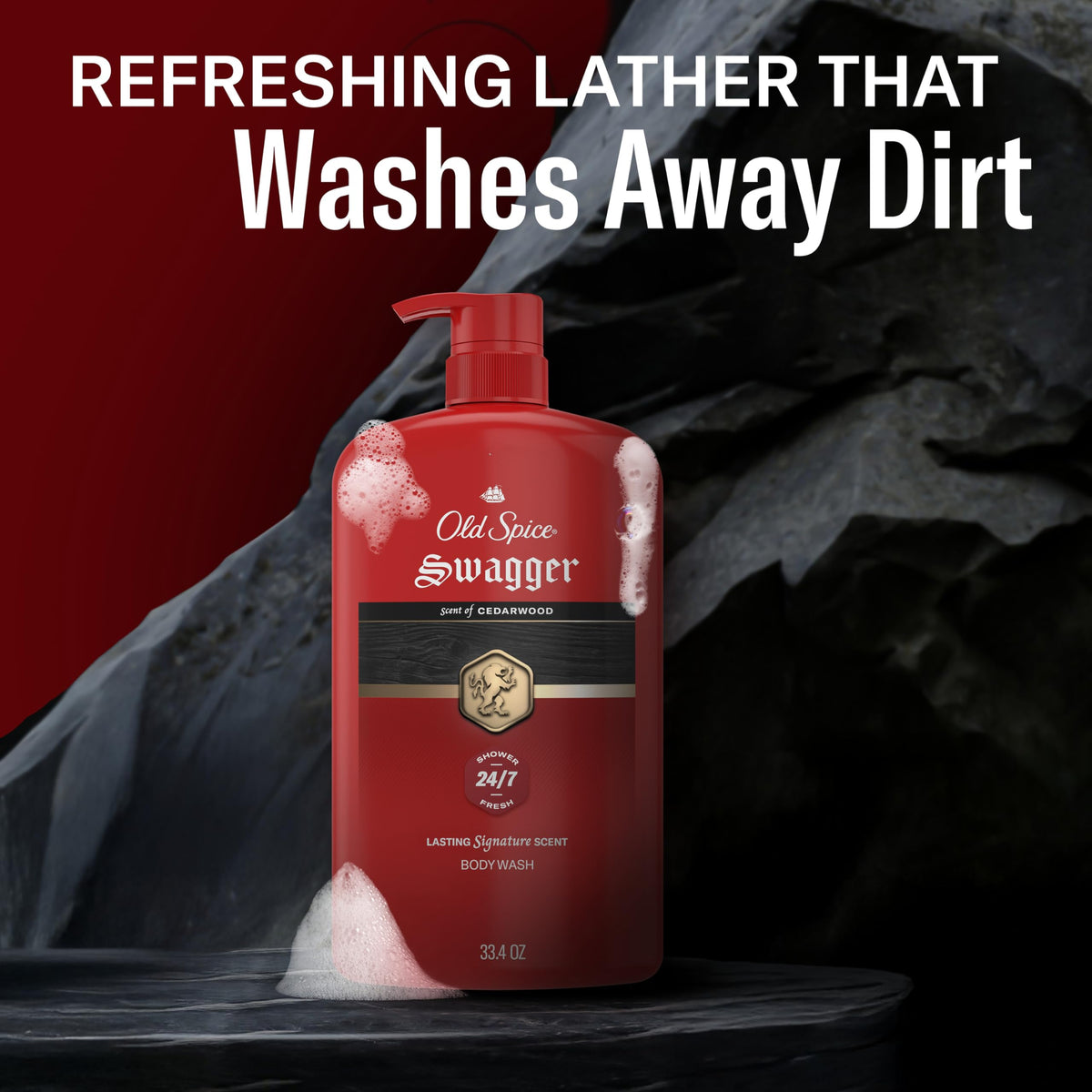 Old Spice Body Wash for Men 24 7 Shower Fresh with Long - Old Spice Official Imagery - 5