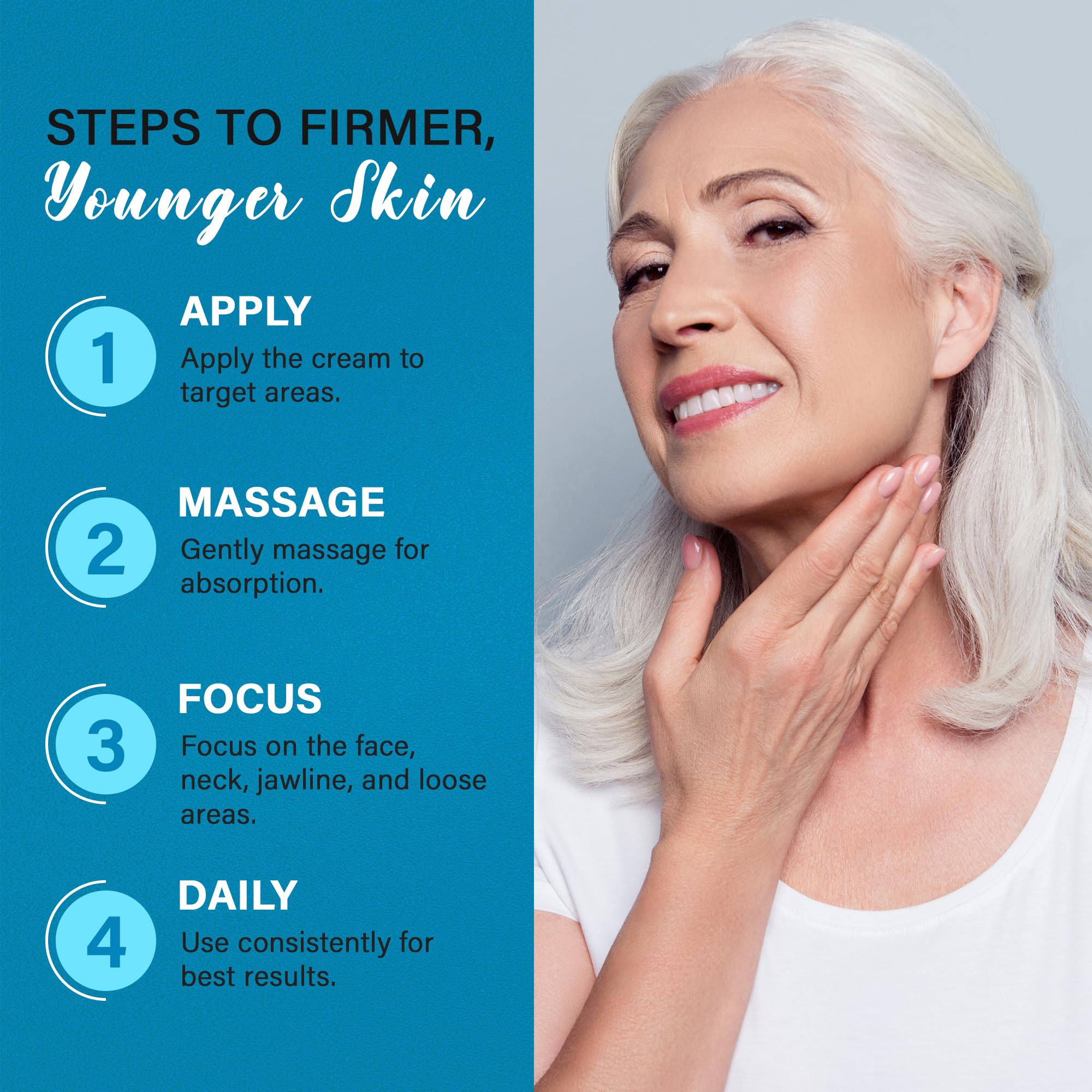 Skin Tighten And Lift Neck Cream Face Lift Cream 6 in 1 Anti - Dcsily Official Imagery - 7