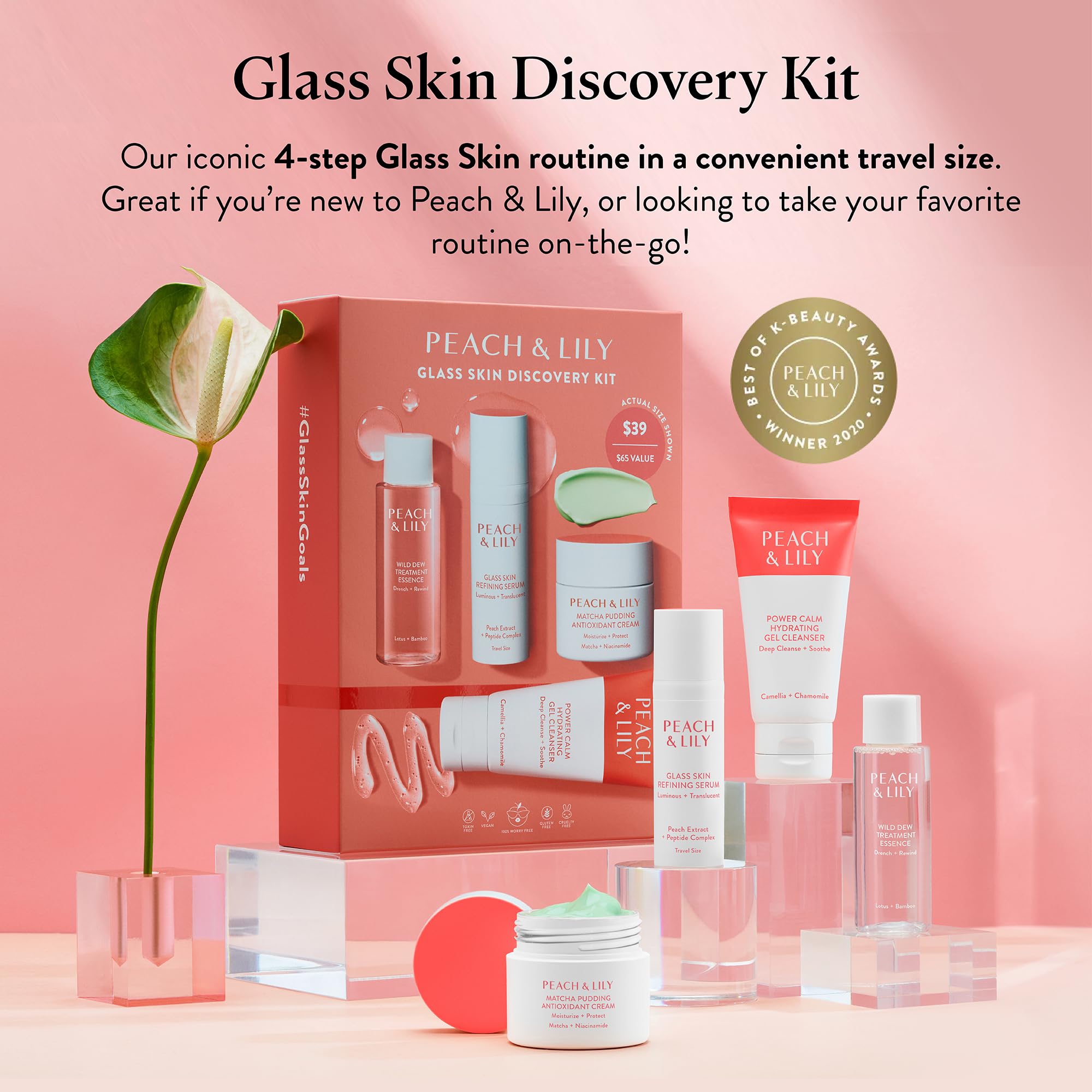 Peach & Lily - Glass Skin Discovery Kit 1 Cleanser & - Peach & Lily Official Product View 3
