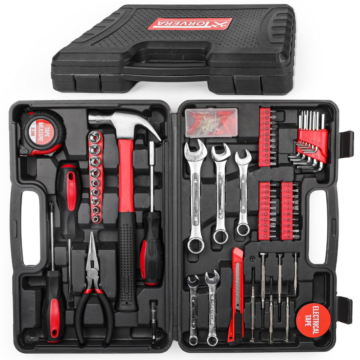 148 Piece Household Tool Kit with Sturdy Case Carbon Steel - XTORVERA Official Imagery - 3