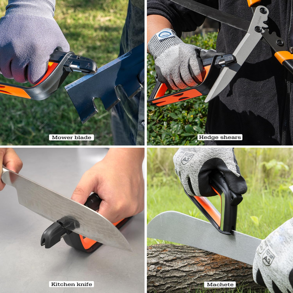 SHARPAL 103N All in 1 Knife Garden Tool Lawn Mower Blade - SHARPAL Official Imagery - 5