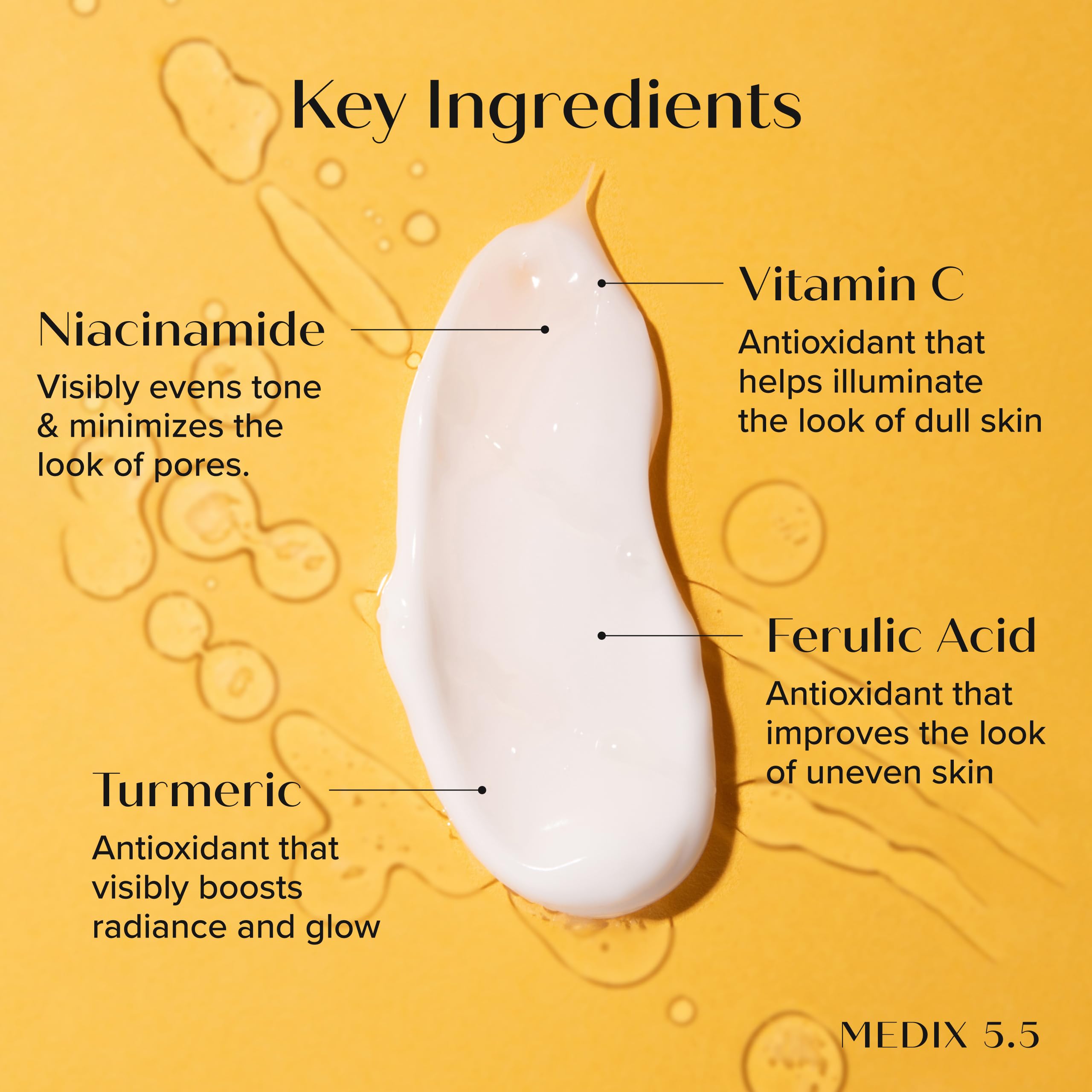 MEDIX Vitamin C Cream + Niacinamide Brightening Body Lotion - Medix 5.5