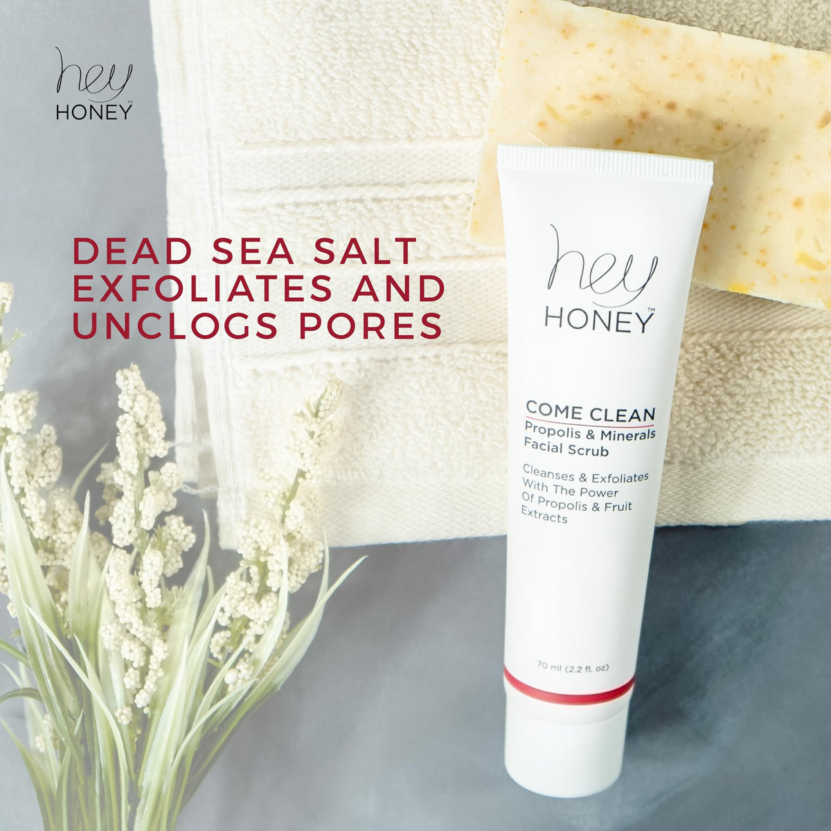 Hey Honey Skincare Propolis and Dead Sea Salt - Hey Honey Official Imagery - 6