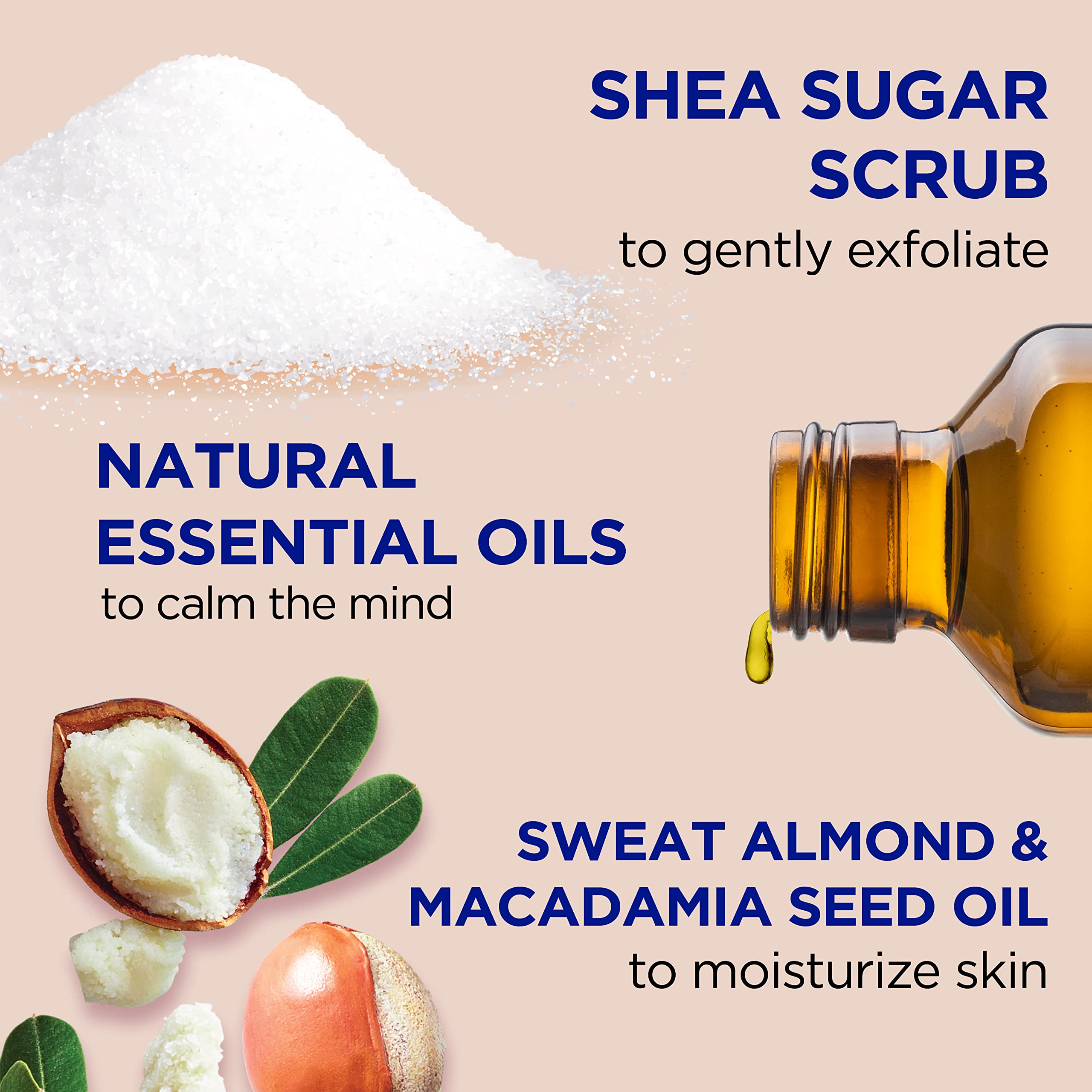 Dr Teal's Shea Sugar Body Scrub, Shea Butter with Almond Oil & Essential Oils - Dr Teal's Official Product View 3