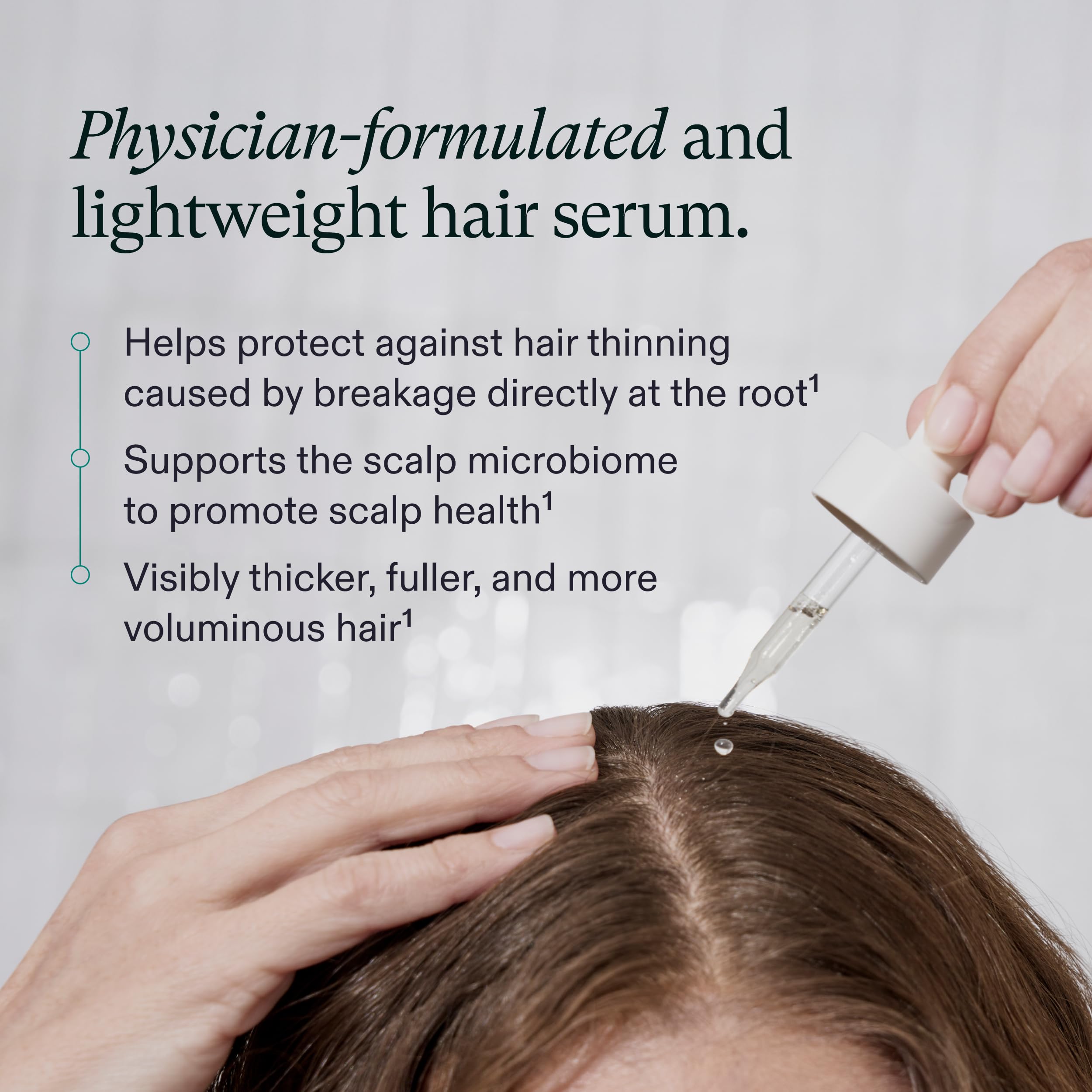 Nutrafol Women s Hair Serum Supports Visibly Thicker and - Premium Selection Official Imagery - 4
