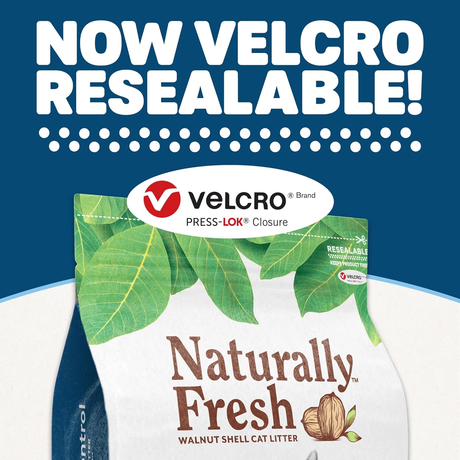 Naturally Fresh Ultra Odor Control Clumping Cat Litter in a 30 lb bag, showing the product packaging with natural ingredients and clumping texture.