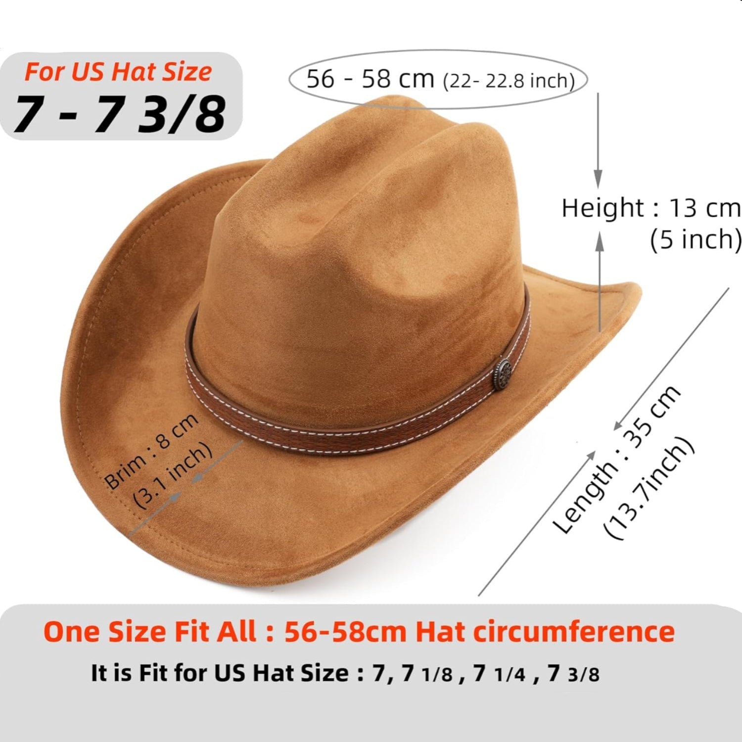 Melesh Western cowboy hat for women and men with a small wide brim, perfect for beach or cowgirl style.