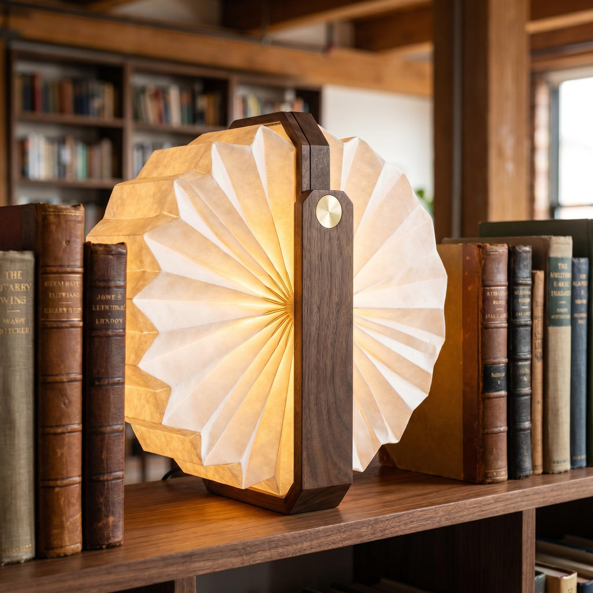 Japanese Paper Lantern Lamp Foldable Pop Up Night Light USB - Premium Selection Official Imagery - 3