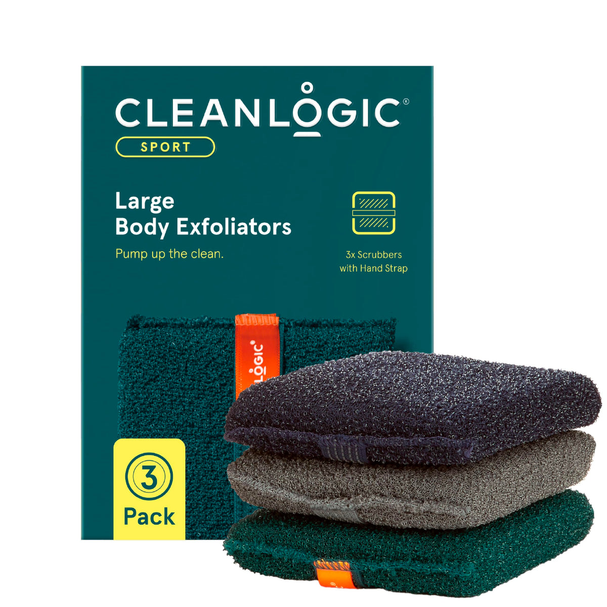 Cleanlogic Sport Exfoliating Body Scrubber - Cleanlogic Official Imagery - 2