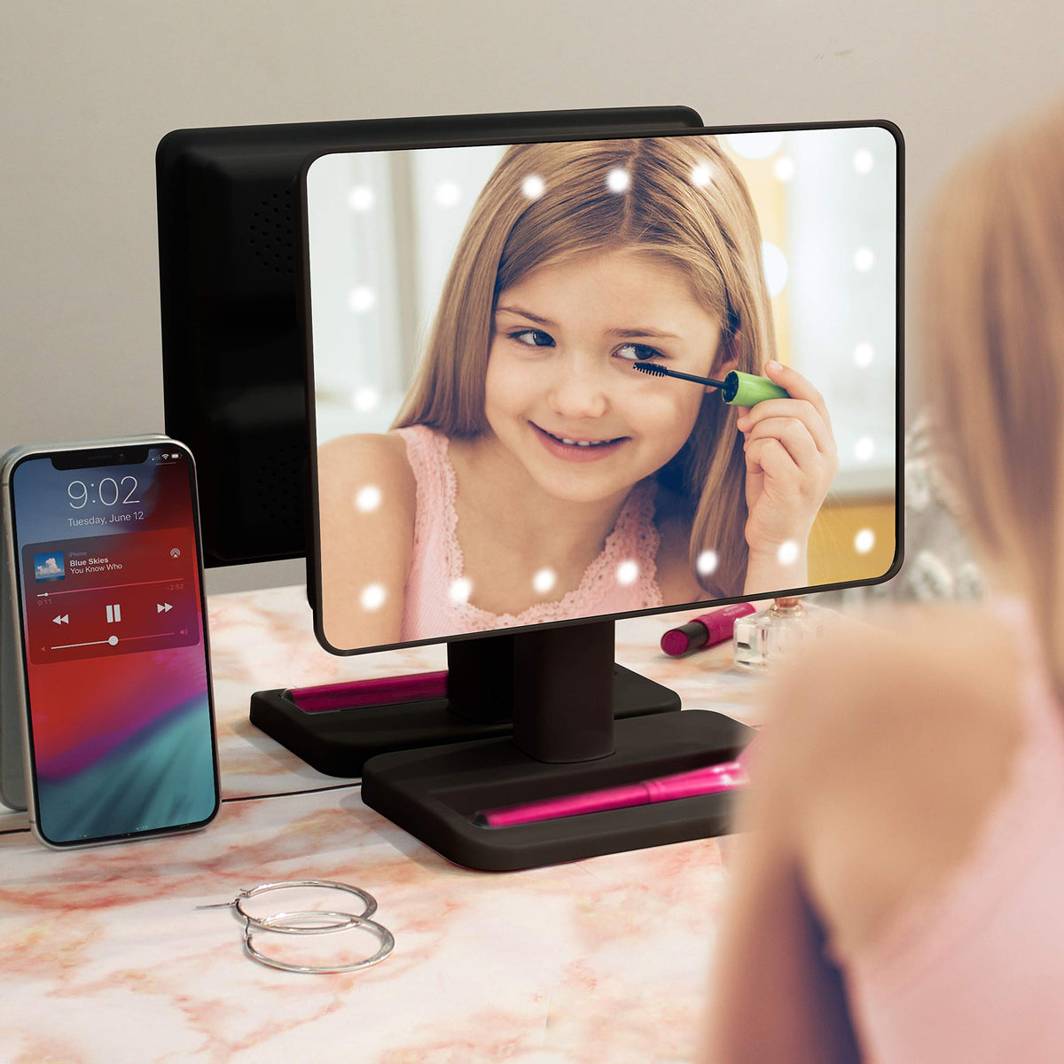 Aduro Vanity Mirror Makeup Mirror With Lights And Wireless - Aduro Official Imagery - 4