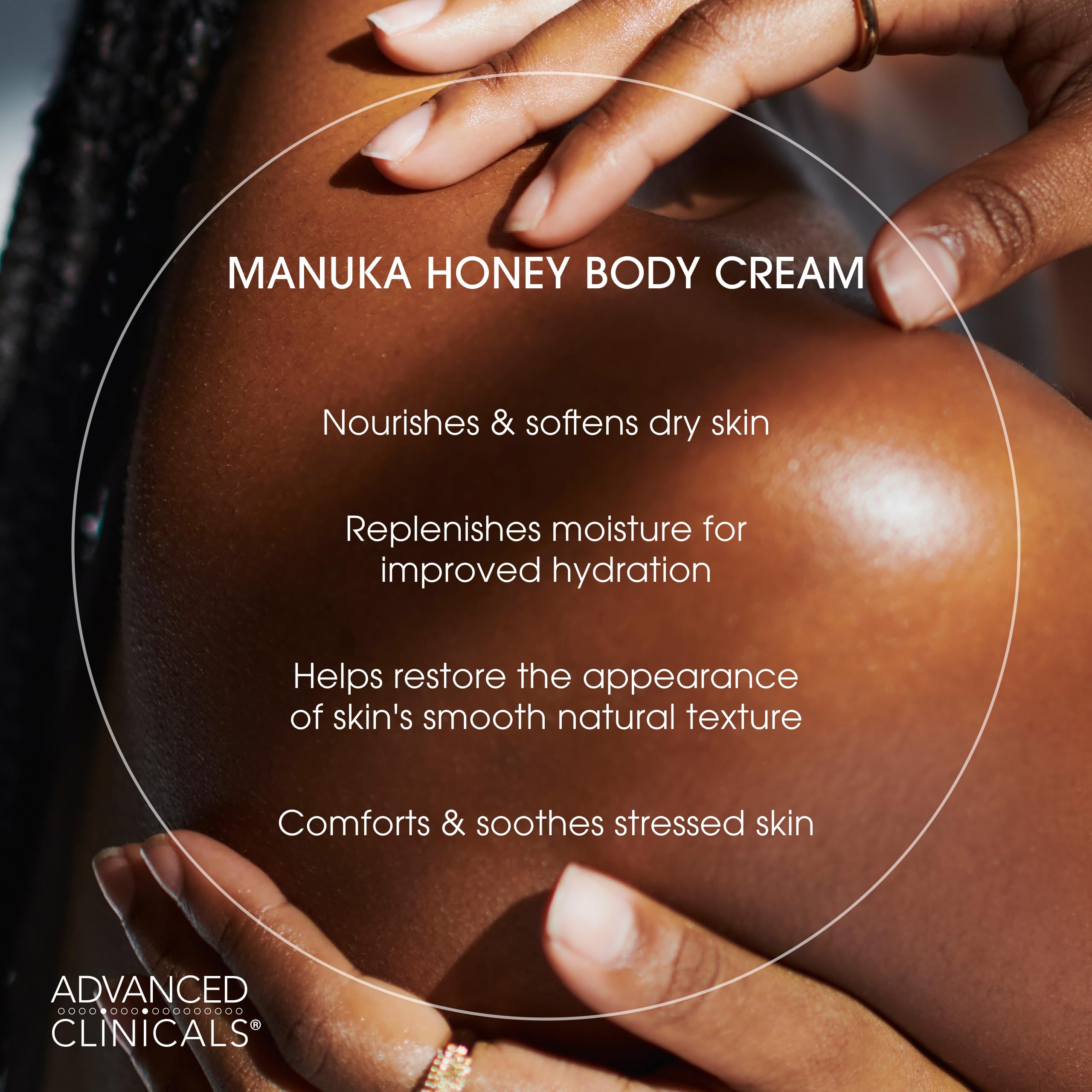 Advanced Clinicals Manuka Honey Body Cream For Women & Men | Body Butter Lotion For Extremely Dry Skin | Collagen Cream | Skincare Moisturizer Hydrating Balm Improves Look Of Aging Skin, 16 Ounce - Advanced Clinicals Official Product View 7
