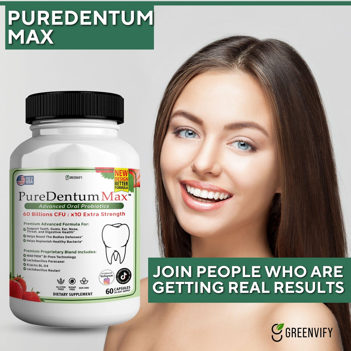 PureDentum for Gums and Teeth Health Fresh Breath - ProDentim Max Official Imagery - 7