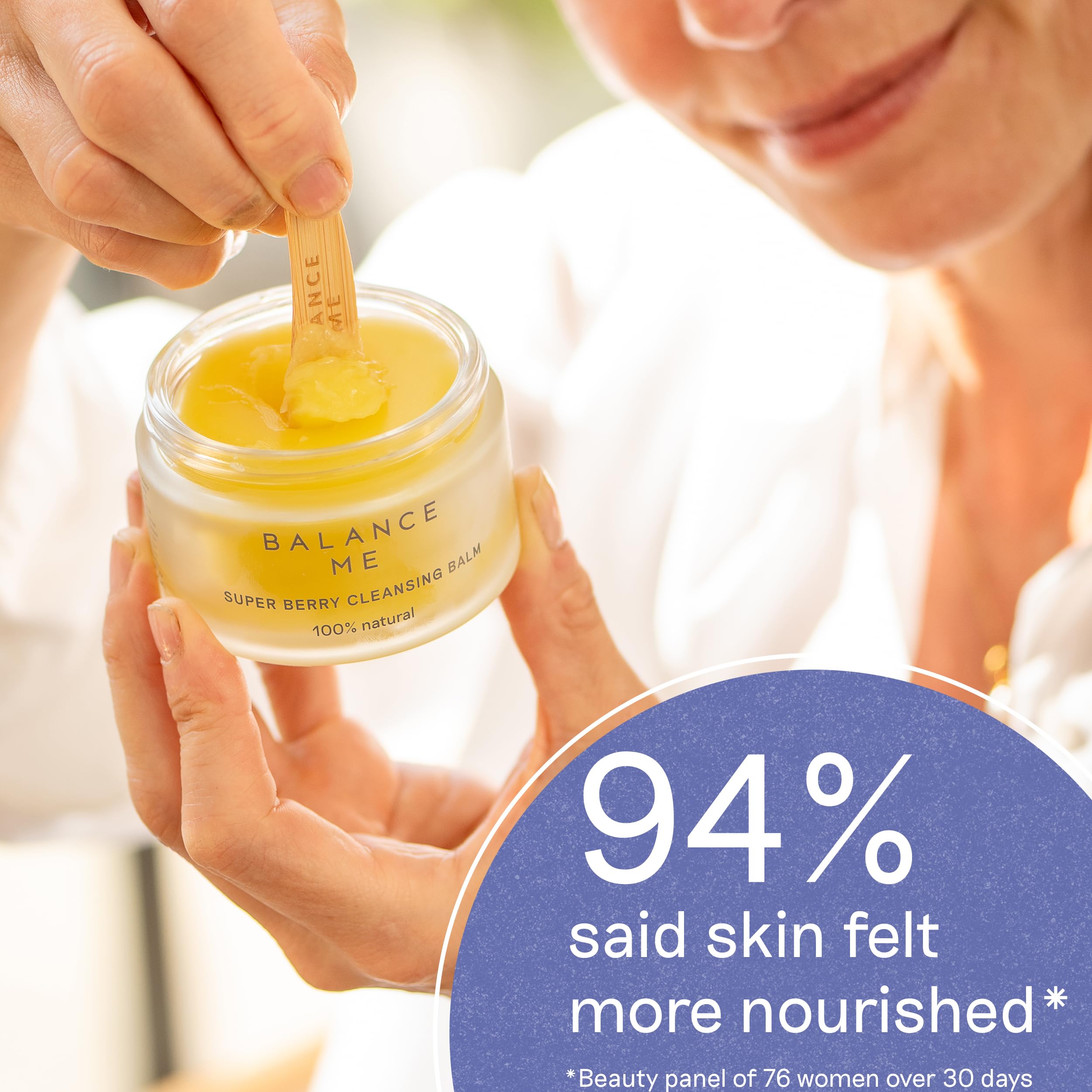 Balance Me Super Berry Face Cleansing Balm, Hydrating Makeup - Balance Me