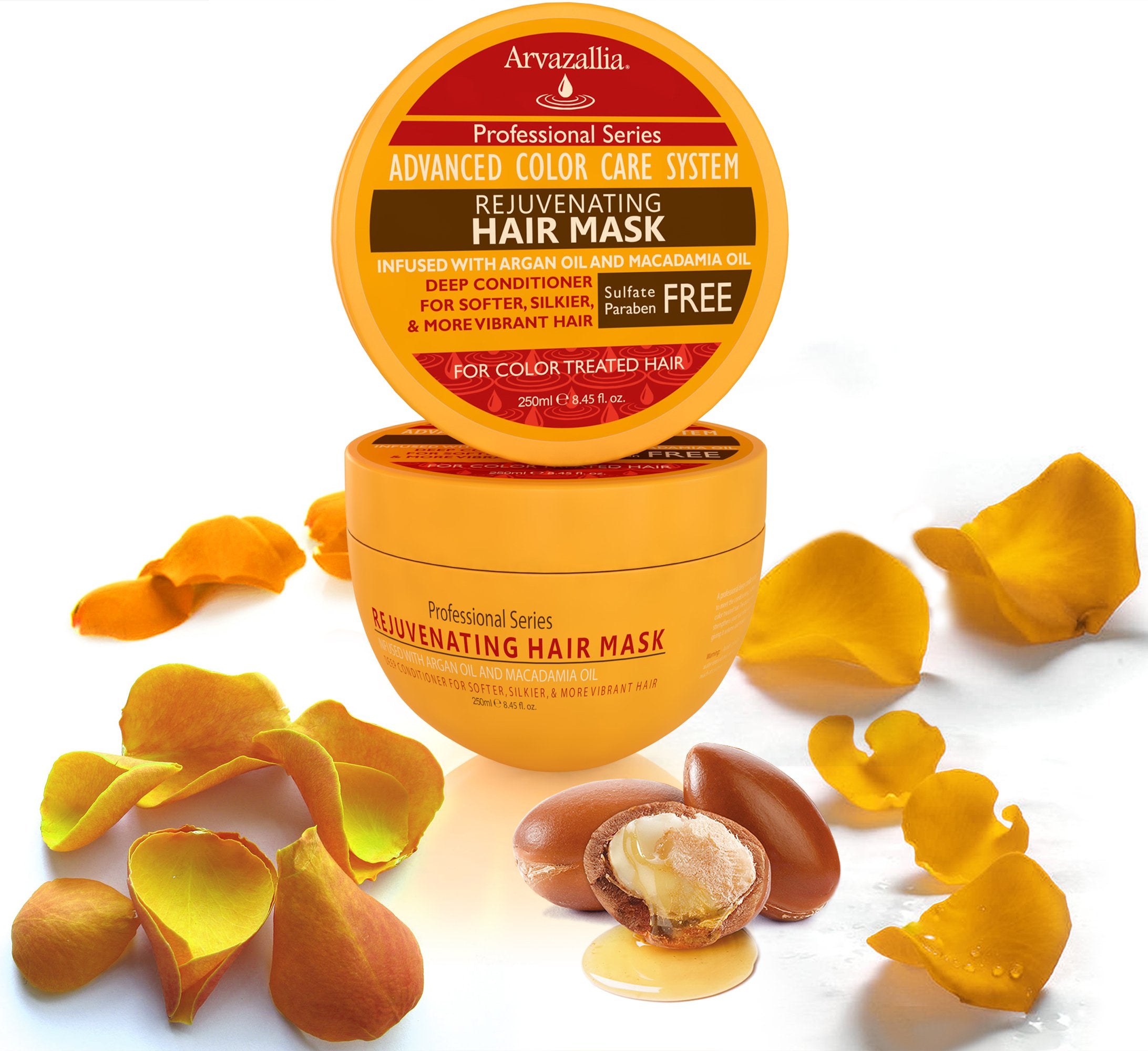 Arvazallia Rejuvenating Hair Mask for Color Treated Hair with Argan Oil - Arvazallia Official Product View 5