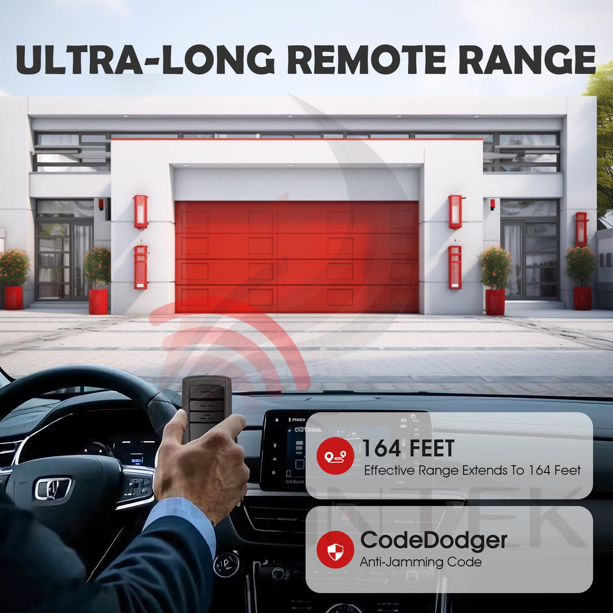 2 Pack O3T BX O3T A Overhead Door Garage Door Opener Remote - Avisontek Official Imagery - 6
