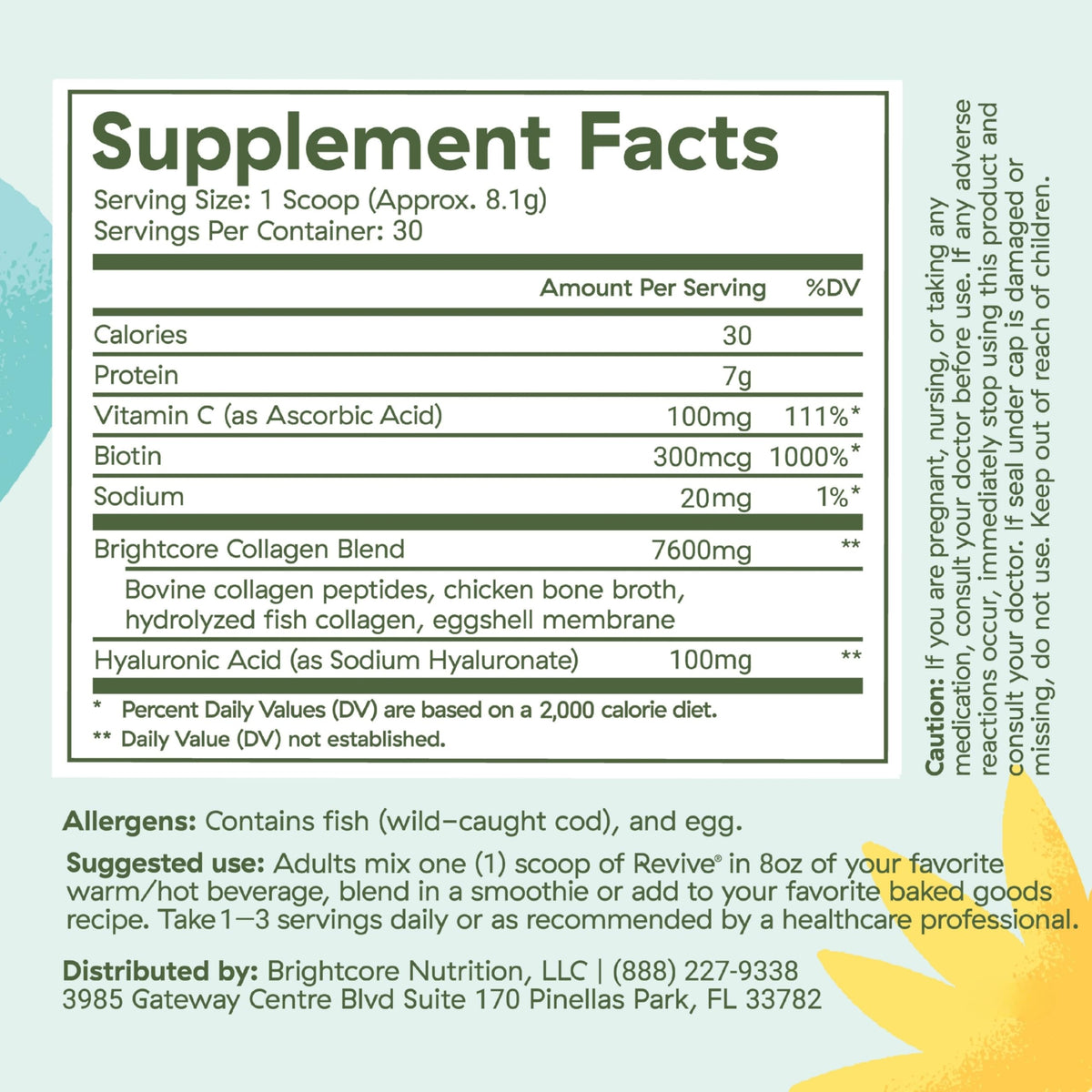 Revive Multi Collagen Protein Powder with Vitamin C - Brightcore Official Imagery - 4