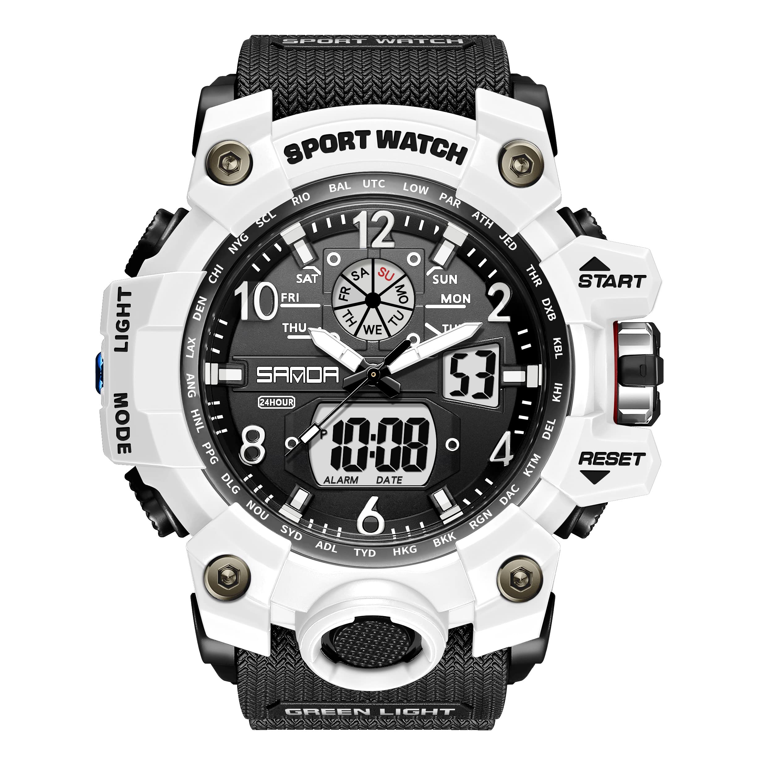Men's Watches Sports Outdoor Waterproof Military Wrist Watch - Product Imagery